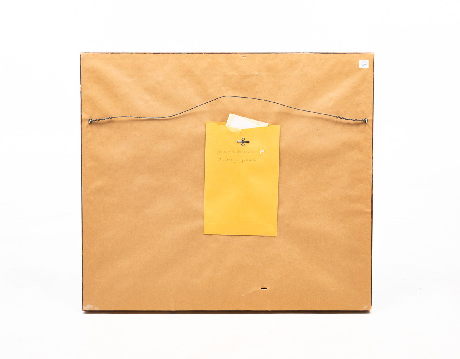 AMERICAN NEEDLEWORK SAMPLER. Frame, 21."h. 23.75"w. - 5