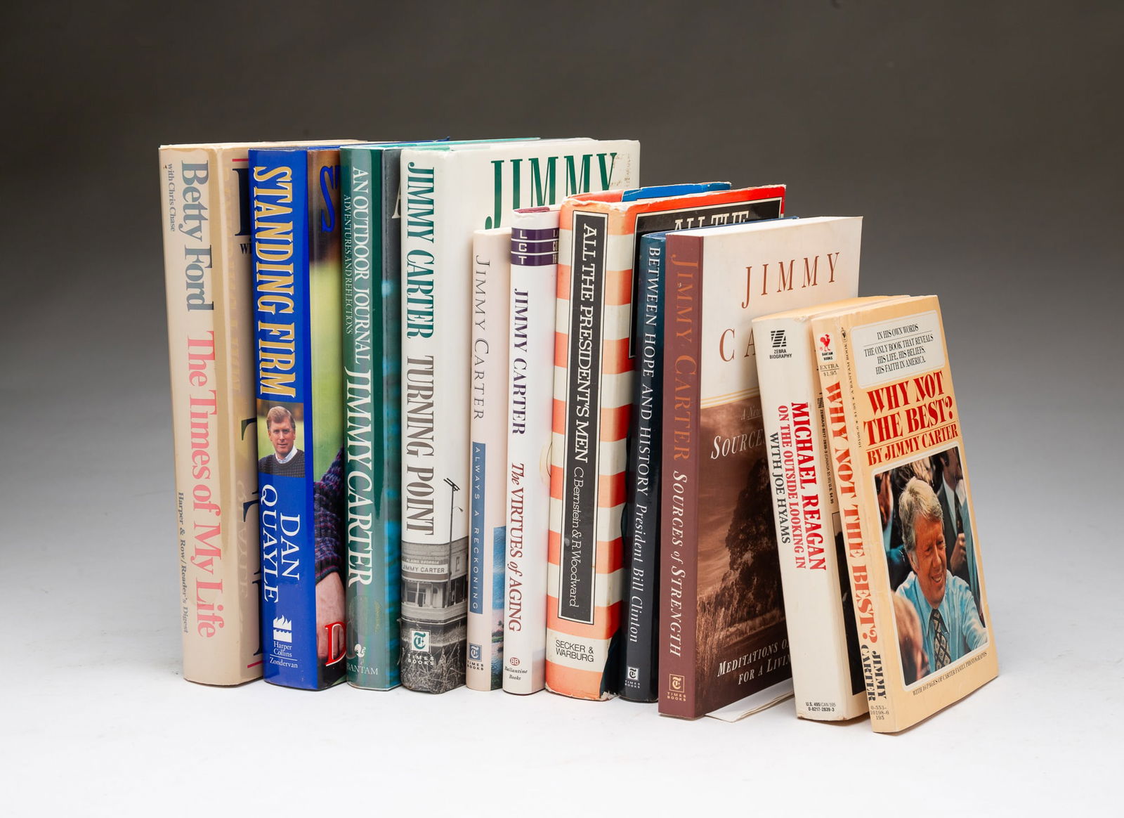 ELEVEN AUTOGRAPHED POLITICAL BOOKS, INCLUDING ALL THE PRESIDENT'S MEN. (1 of 7)