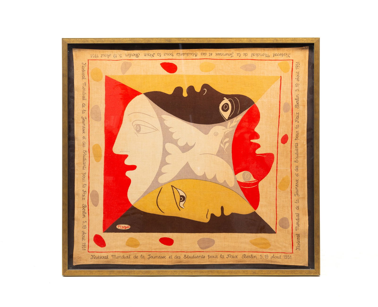 AFTER PABLO PICASSO (SPANISH, 1881-1973) "FESTIVAL MONDIAL DE LA JEUNESSE ET DES ETUDIANTS POUR LA (1 of 5)