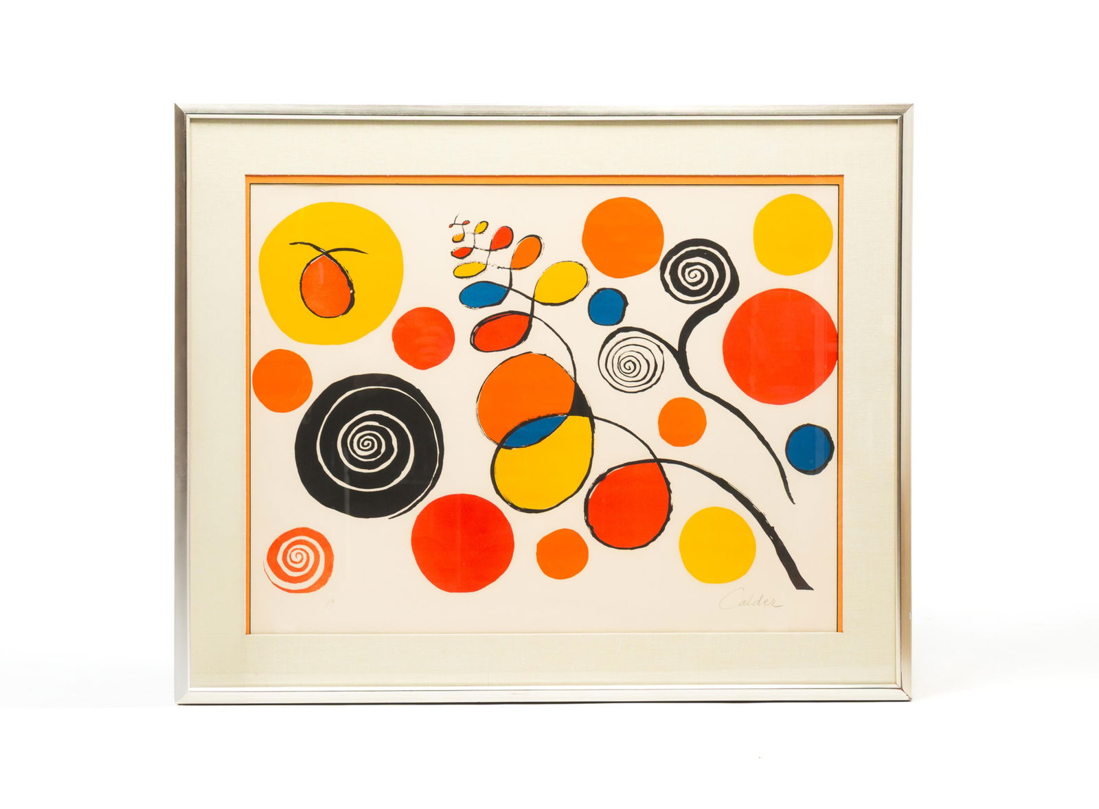 ALEXANDER CALDER (AMERICAN, 1898-1976) "MUSICAL VARIATIONS II" ARTIST'S PROOF COLOR LITHOGRAPH. (1 of 5)