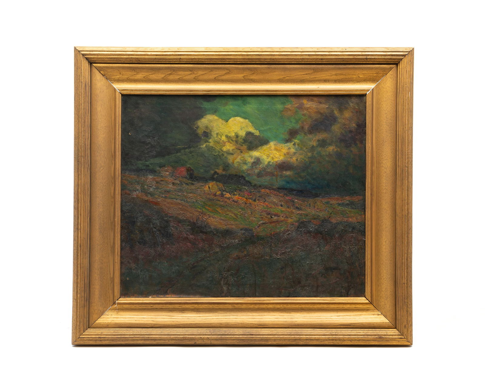 EDWARD PARKER HAYDEN (OHIO/NEW YORK/MASSACHUSETTS, 1858-1922) OIL ON CANVAS LANDSCAPE. Frame, (1 of 6)