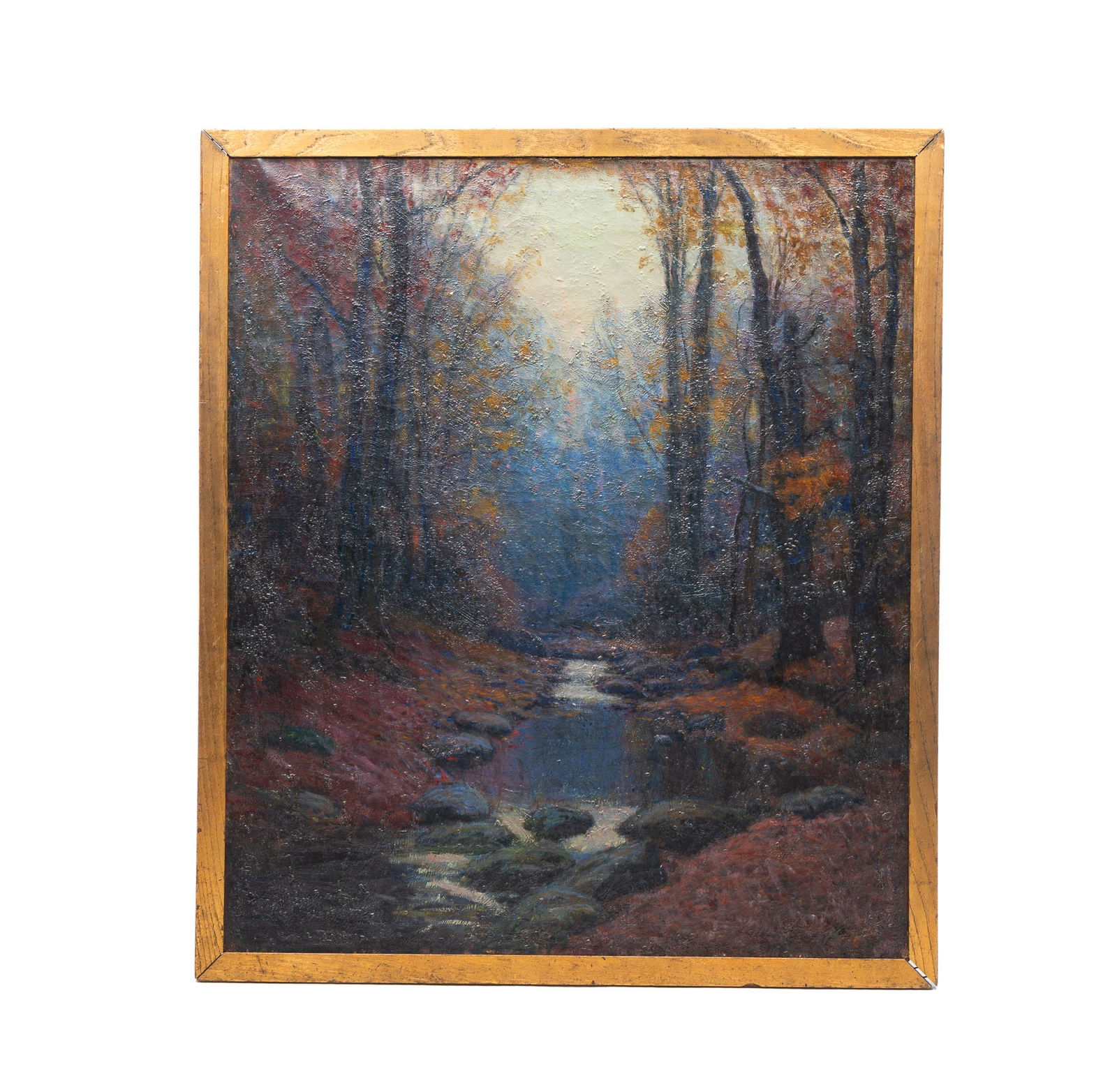 EDWARD PARKER HAYDEN (OHIO/NEW YORK/MASSACHUSETTS, 1858-1922) "NOVEMBER MORNING" OIL ON CANVAS. (1 of 5)