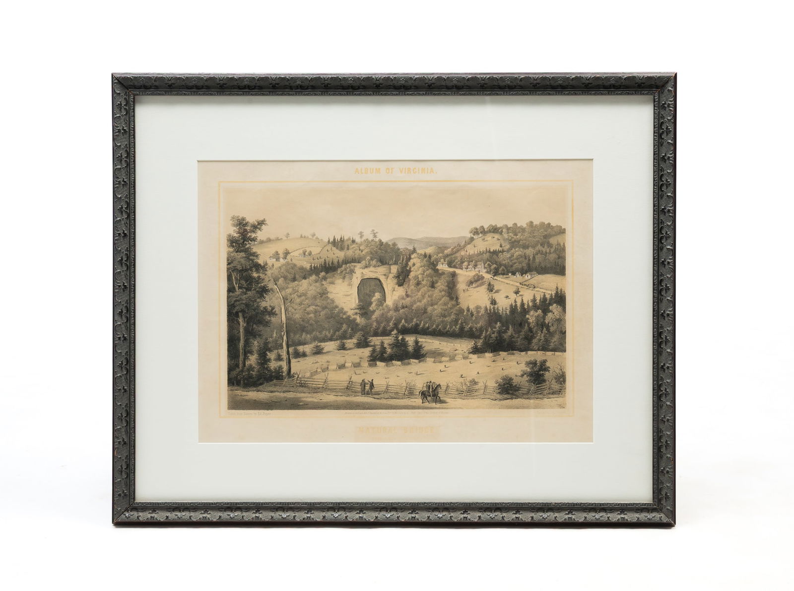 WALDEMAR RAU (GERMAN, 1827-1889) AFTER EDWARD BEYER (GERMAN-AMERICAN, 1820-1865) "ALBUM OF VIRGINIA" (1 of 7)