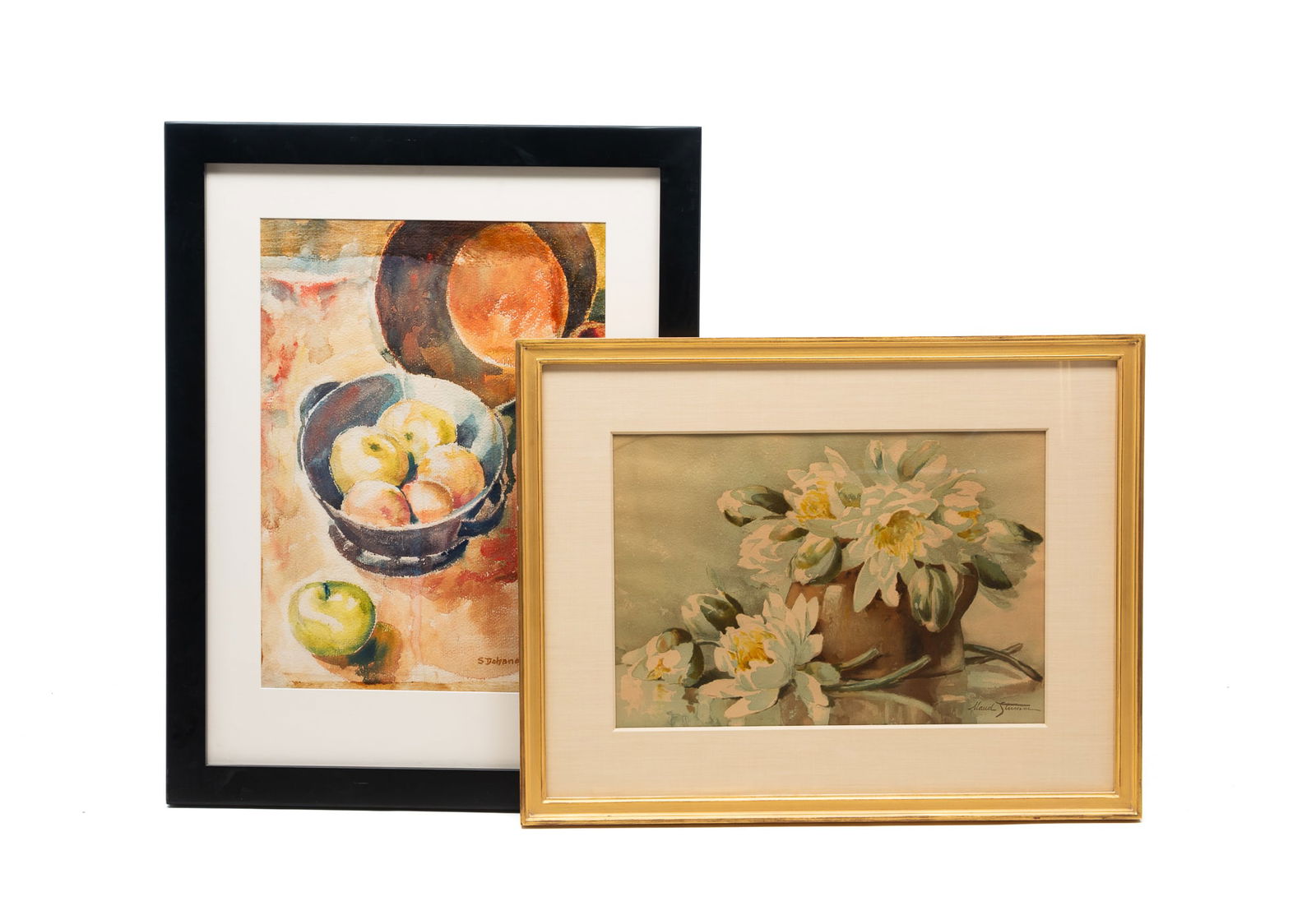TWO STILL LIFE WATERCOLORS, BY STEVEN DOHANOS (CLEVELAND, OHIO, 1907-1994) AND MAUD STUMM (1 of 6)