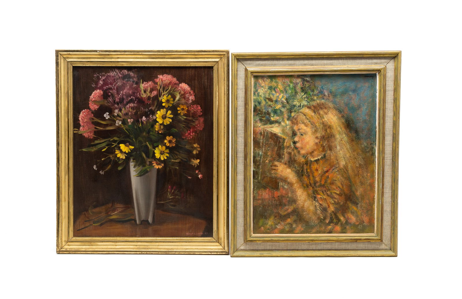 ROBERT J. SMITH (AMERICAN, 1901-1985) STILL LIFE AND MICHAEL ALOYSIUS SARISKY (AMERICAN, 1906-1974) (1 of 5)