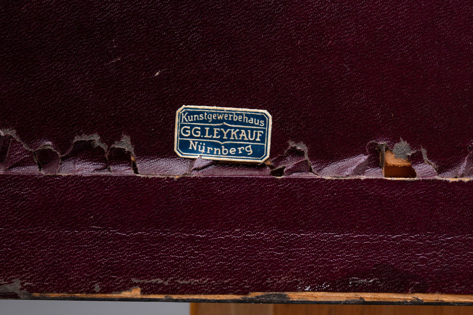 TWO GERMAN MARQUETRY PLAQUES. - 7