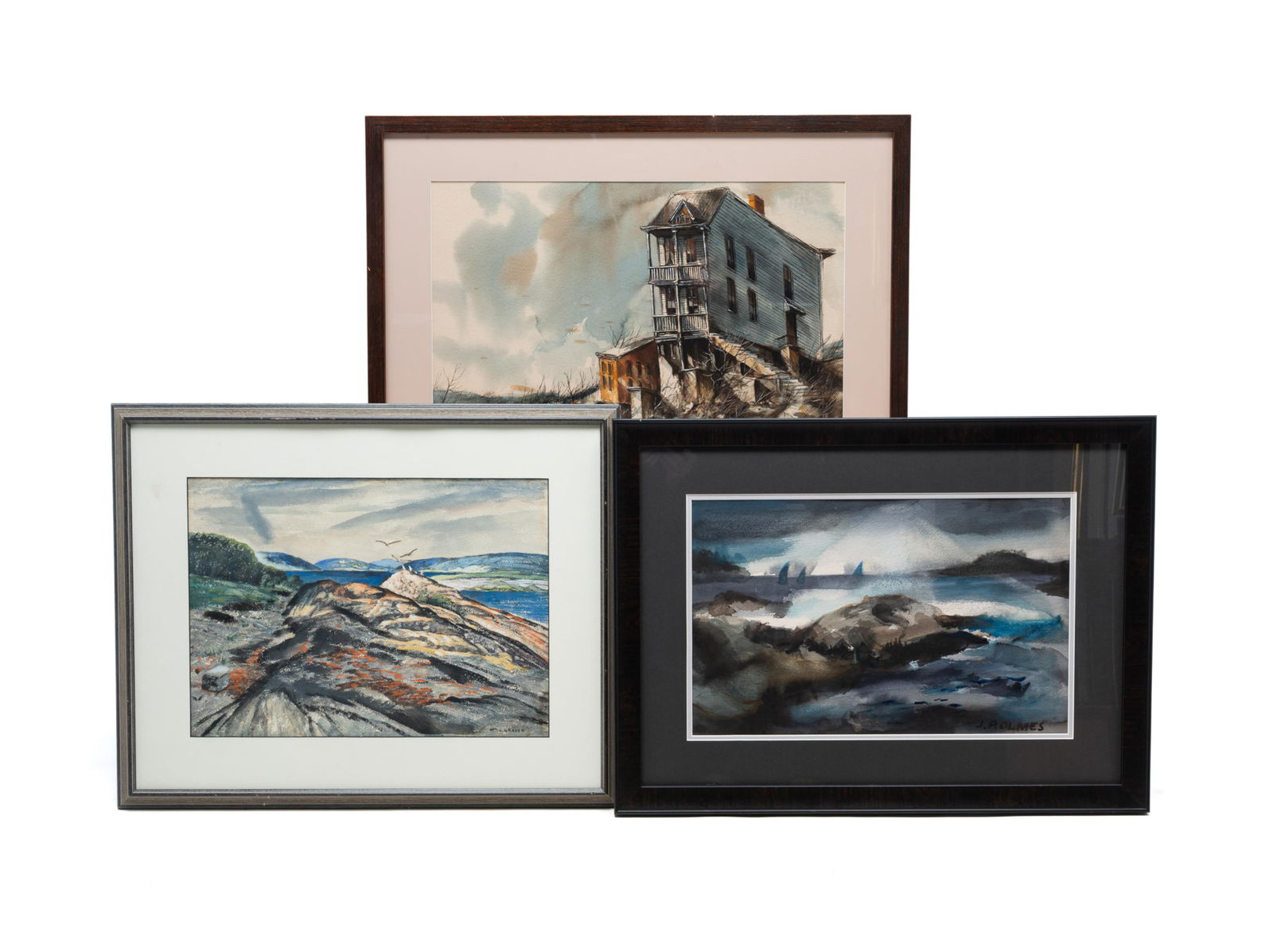 THREE LANDSCAPES, INCL. ROBERT FABE (CINCINNATI, OHIO, 1917-2004), WILLIAM C. GRAUER (AMERICAN, (1 of 6)