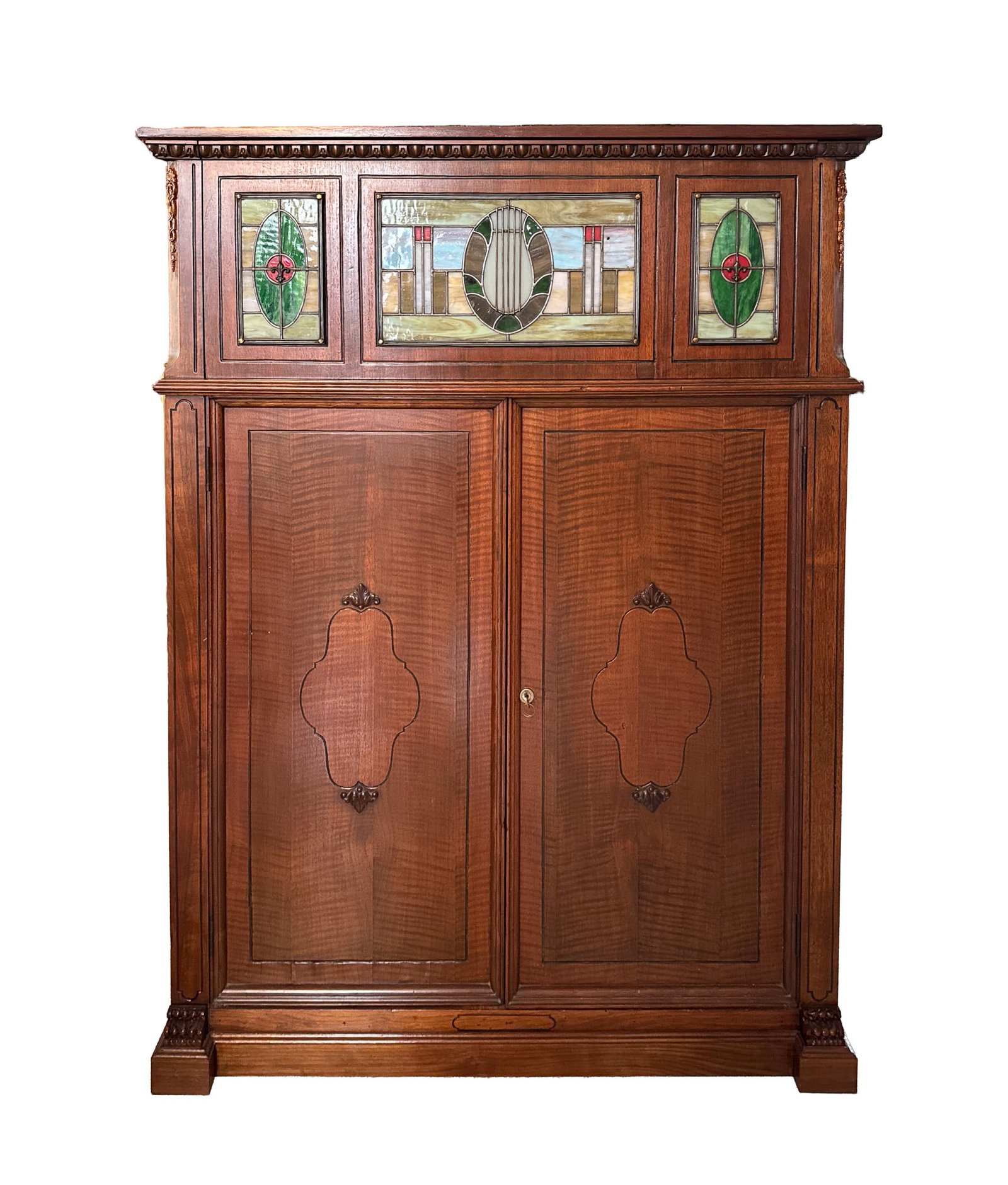 NELSON-WIGGEN STYLE 8 COIN-OPERATED CABINET ORCHESTRION. (1 of 8)