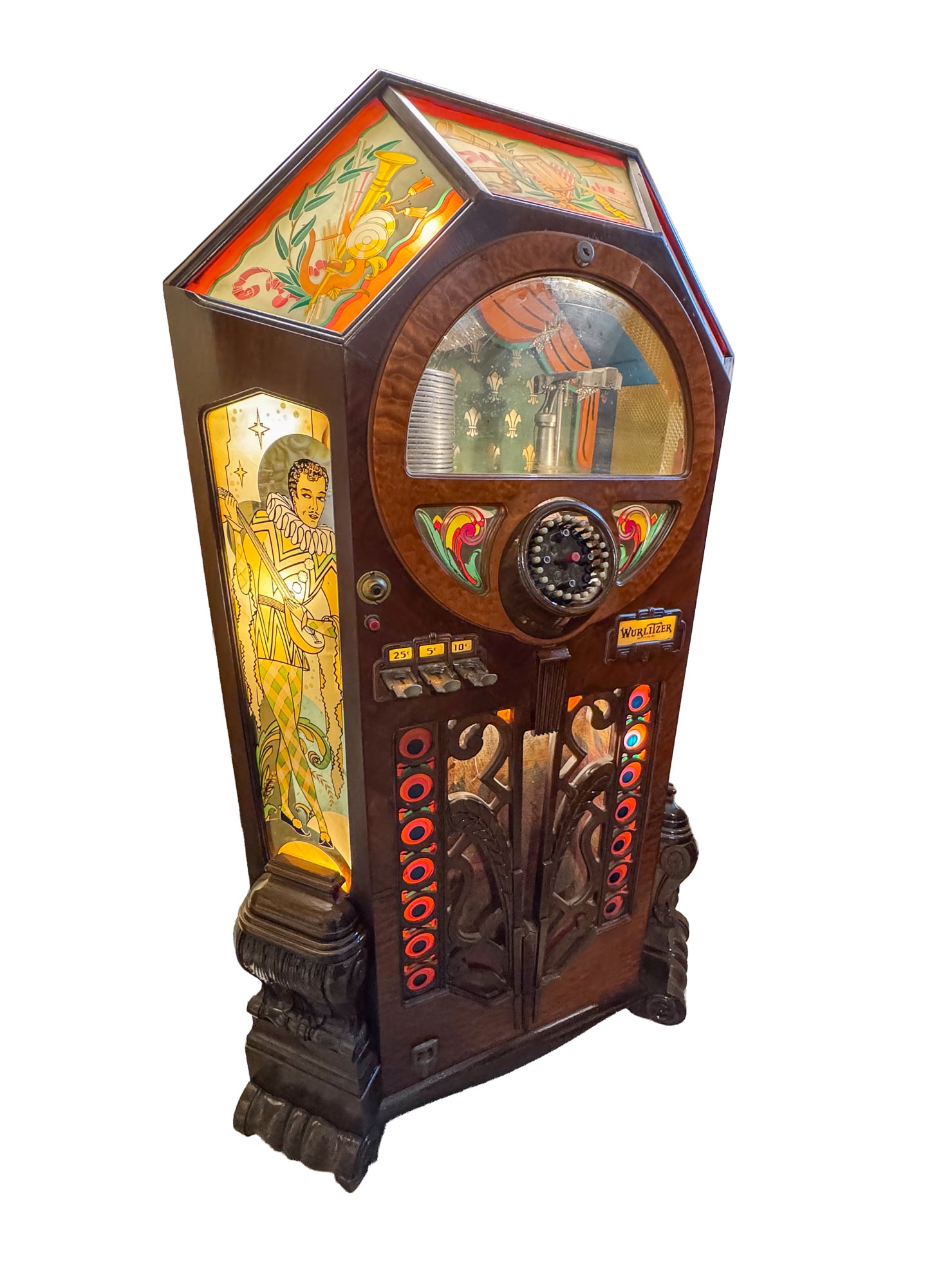 WURLITZER "VICTORY" COIN-OPERATED JUKEBOX. (1 of 2)