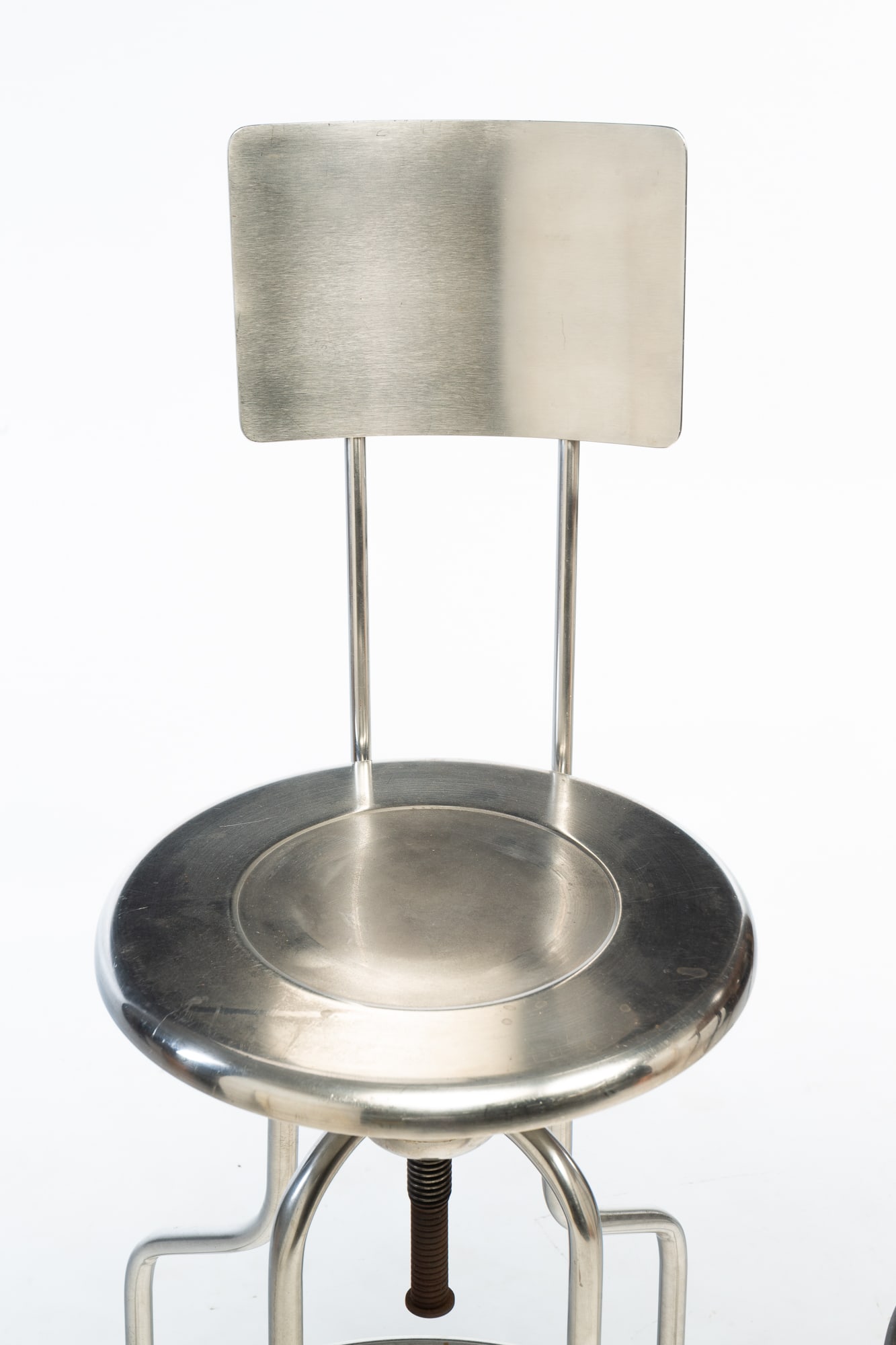 TWO INDUSTRIAL STOOLS, INCL. DRAFTING EXAMPLE. - 3