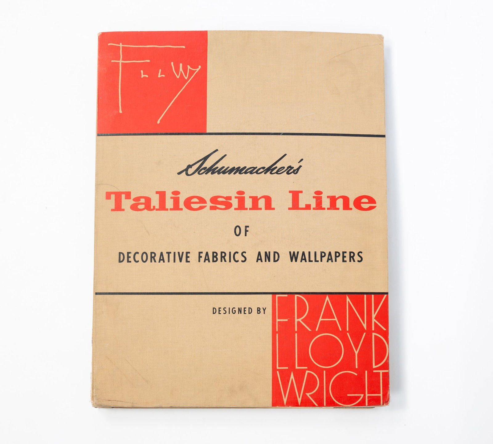 FRANK LLOYD WRIGHT (AMERICAN, 1867-1959) FOR SCHUMACHER'S "TALIESIN LINE OF DECORATIVE FABRICS AND (1 of 7)