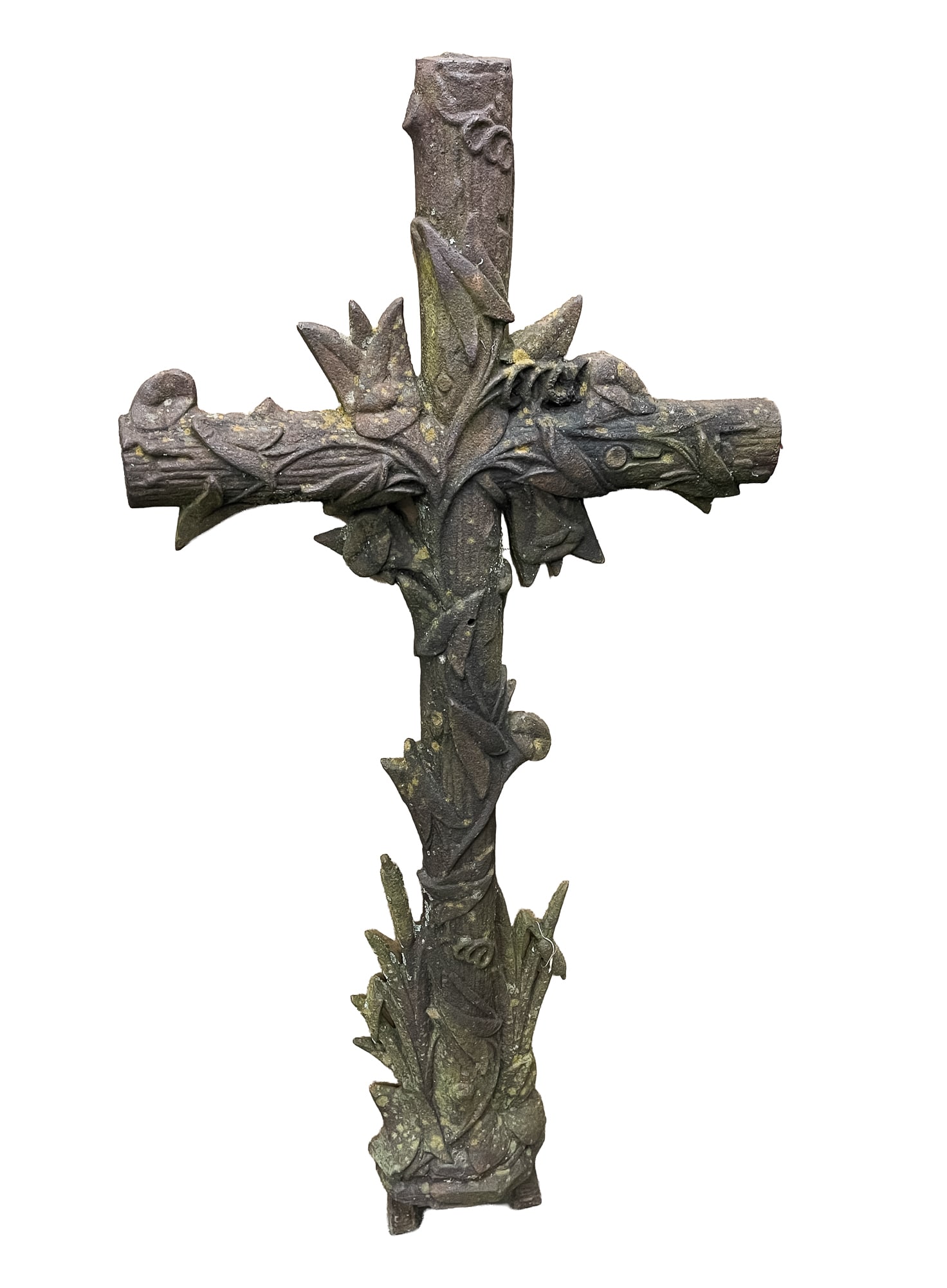 CAST IRON GARDEN CROSS. (1 of 4)