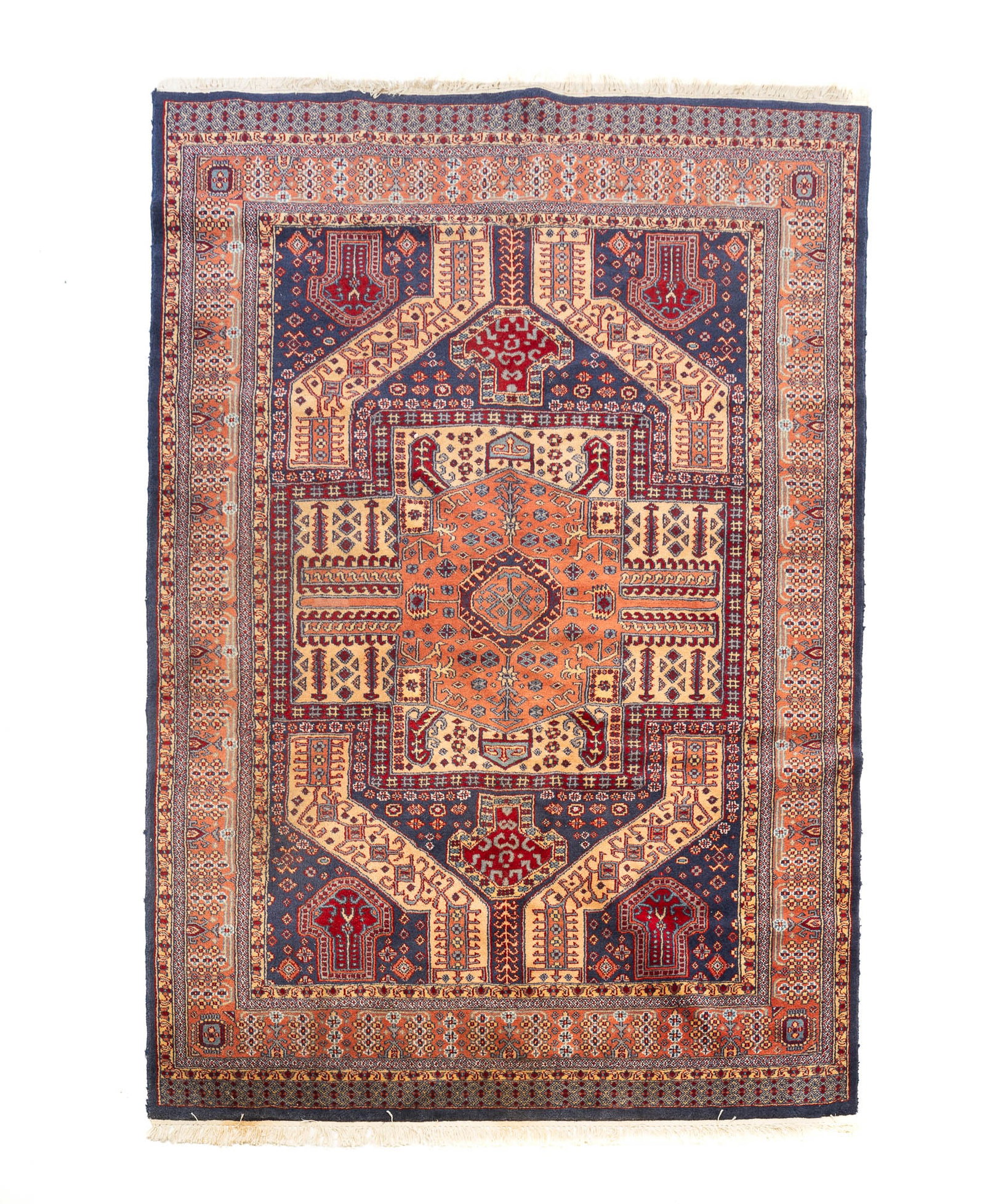 PAKISTANI KAZAK WOOL AREA RUG. (1 of 4)