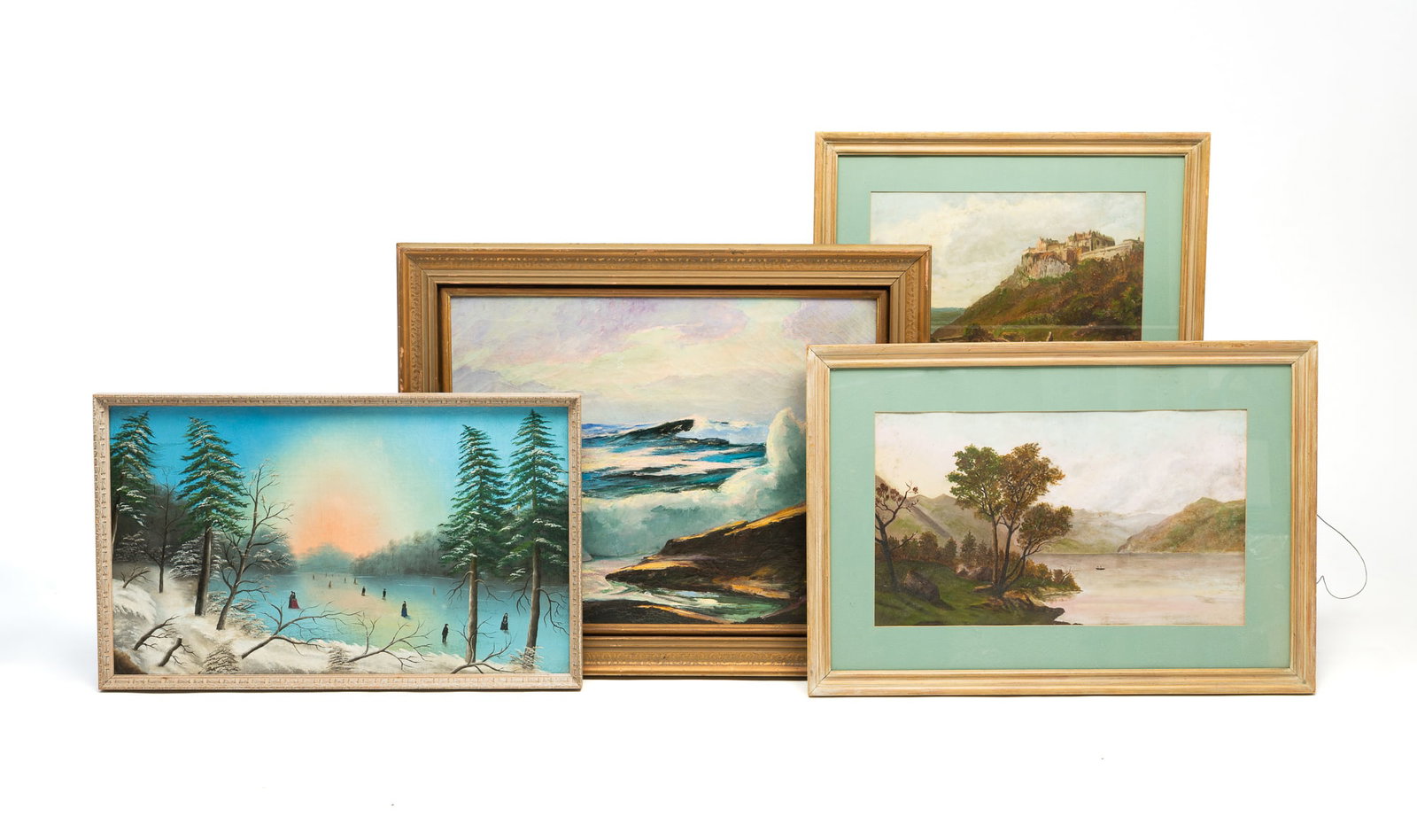 FOUR WORKS OF ART, INCL. HATTIE CHARLES (PERRYSVILLE, OHIO, 19TH/20TH CENTURY). (1 of 7)