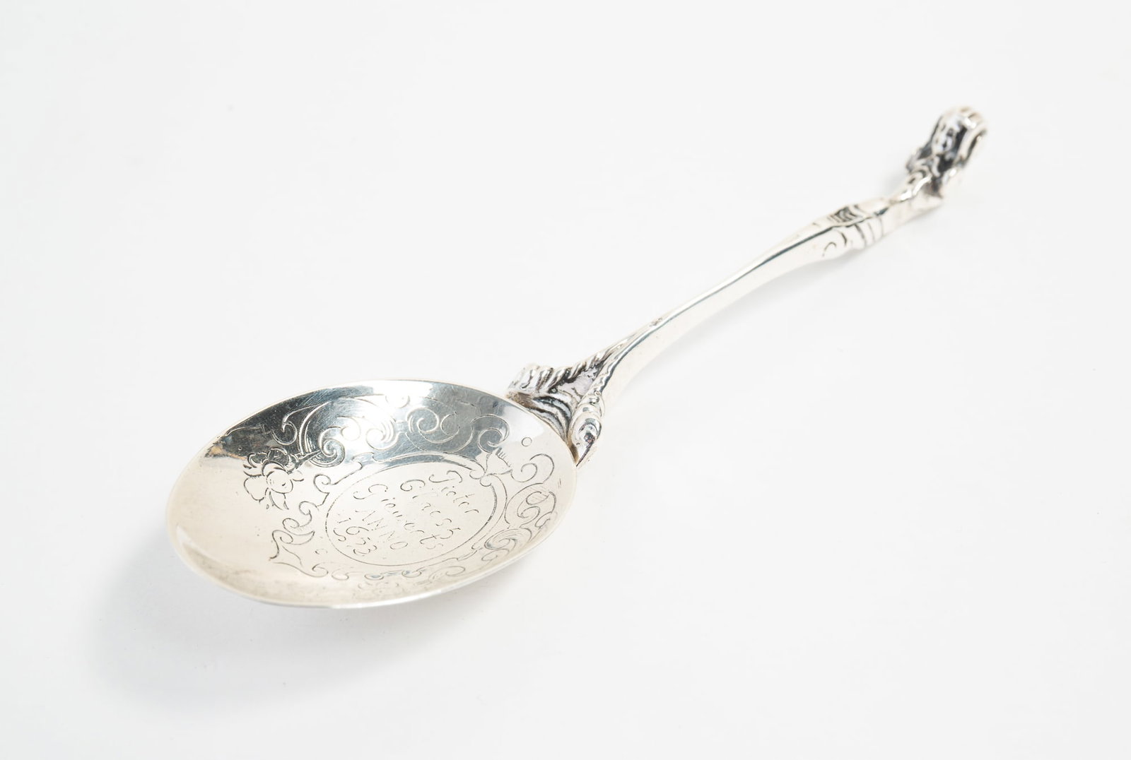 STERLING SILVER COMBINATION PRESENTATION SPOON/FORK. (1 of 4)