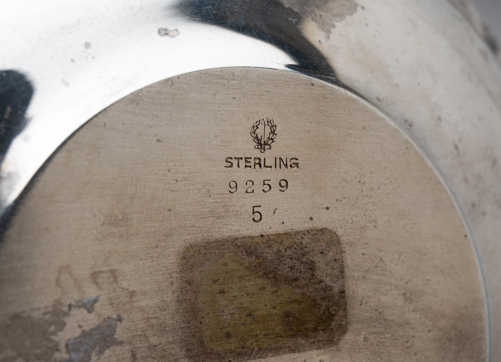 THREE STERLING SILVER ITEMS. - 5