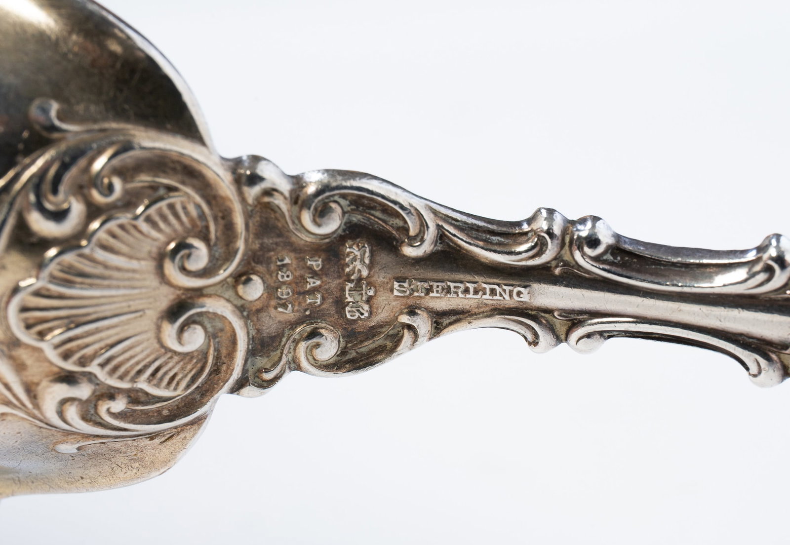 TWO GORHAM "STRASBOURG" PATTERN STERLING SILVER SALAD SETS. - 3