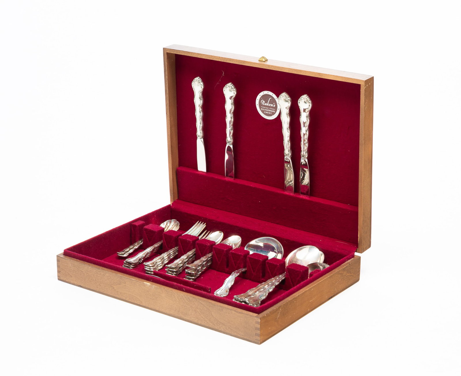 REED AND BARTON STERLING SILVER "TARA" FLATWARE SERVICE FOR FOUR. (1 of 4)