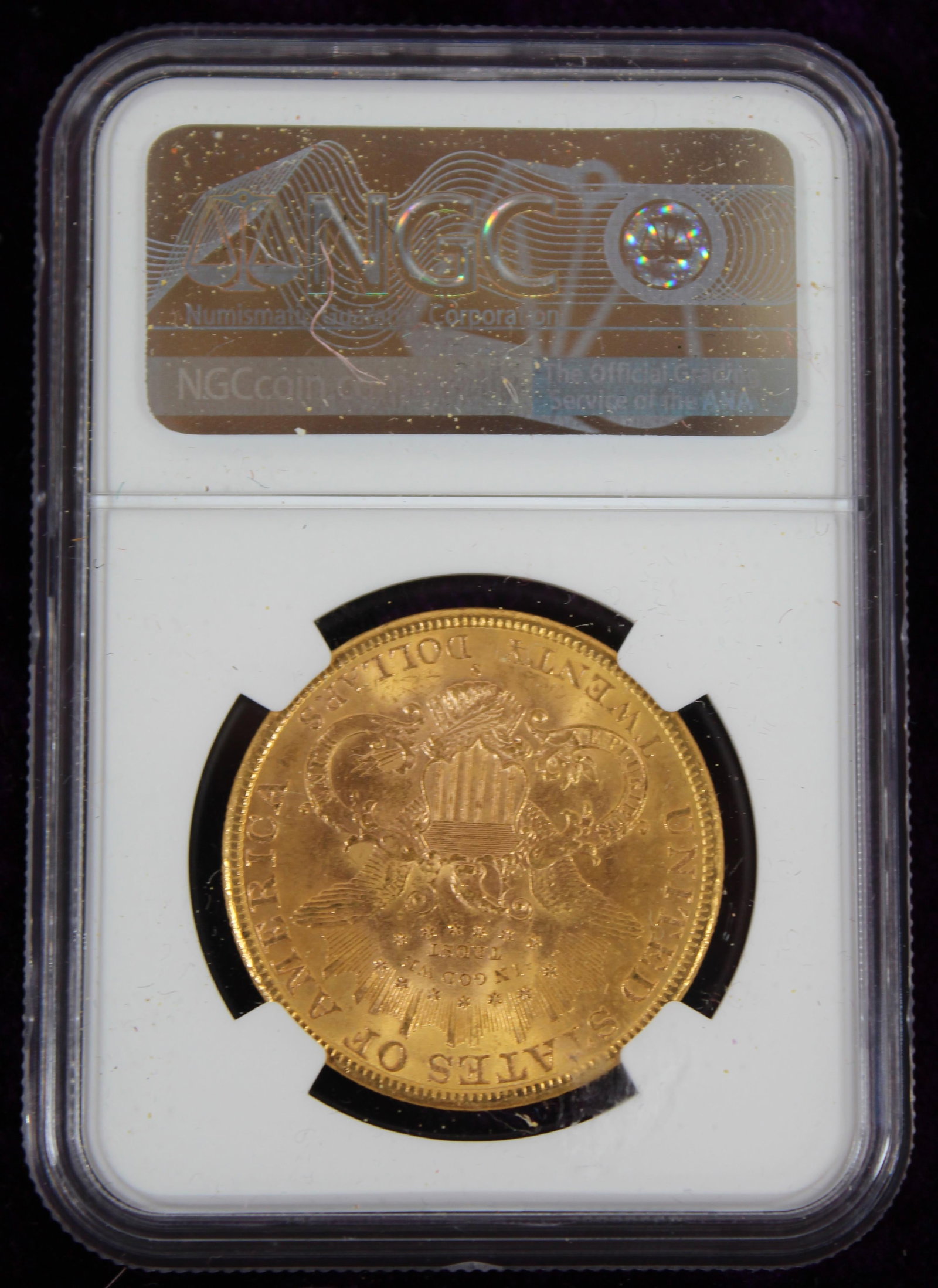 U.S. GOLD 1898 $20 LIBERTY COIN.: U.S. GOLD 1898 $20 LIBERTY COIN. U.S. gold 1898 $20 Liberty coin NGC graded MS62. "*We do not grade or qualify coin condition, nor do we weigh currency that is indicated & described by weight. Bidder