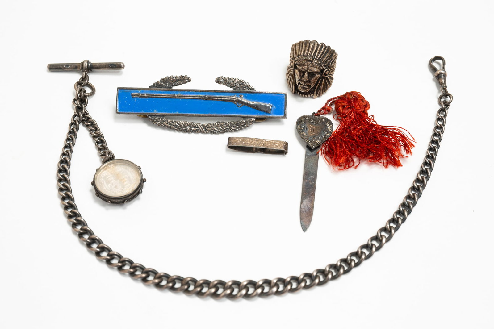 COLLECTION OF STERLING SILVER. (1 of 4)