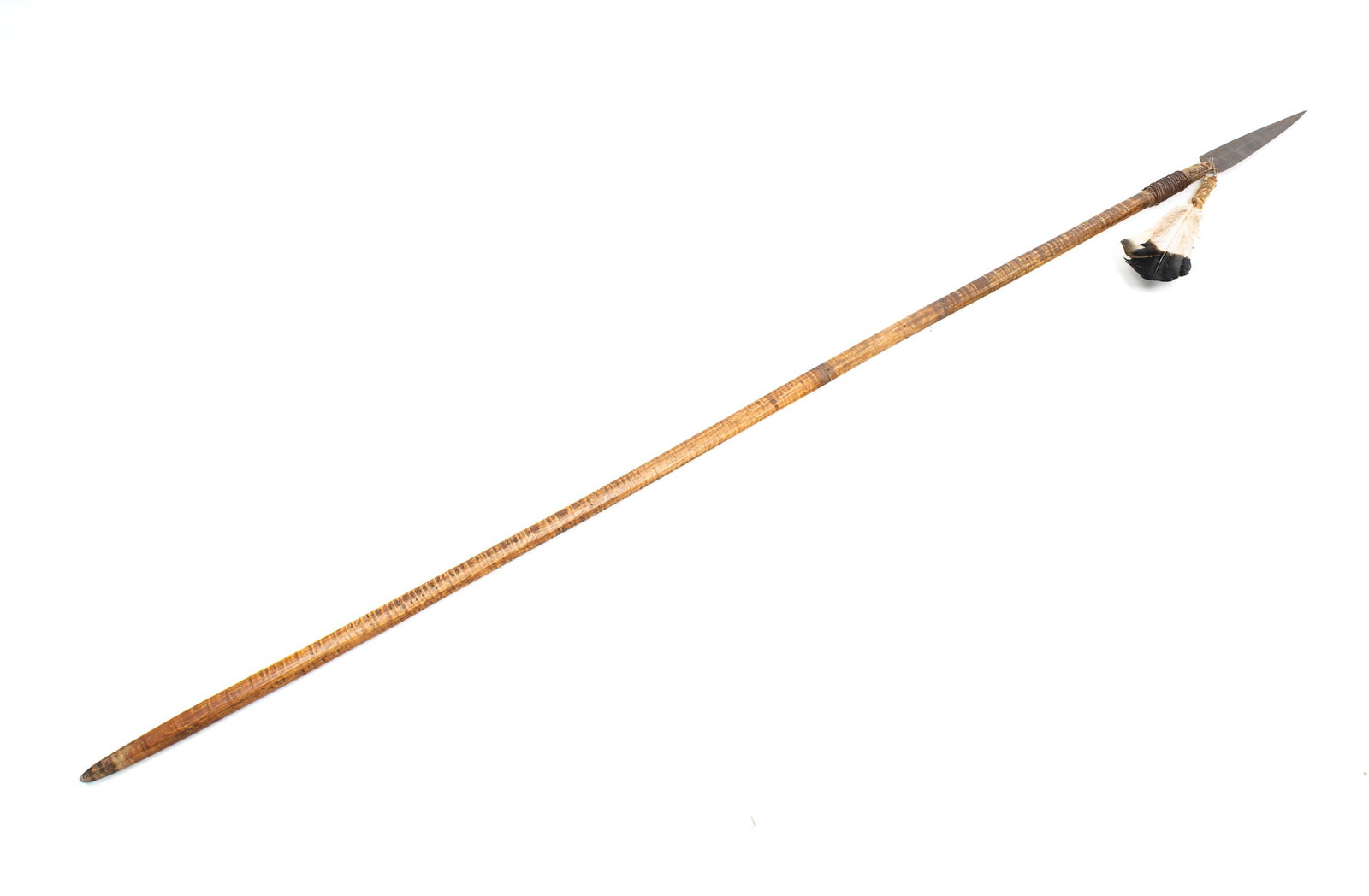 AMERICAN PLAINS WARS SPEAR. (1 of 6)