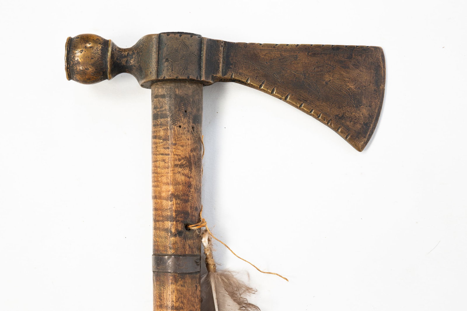 AMERICAN BRASS PIPE TOMAHAWK. - 2