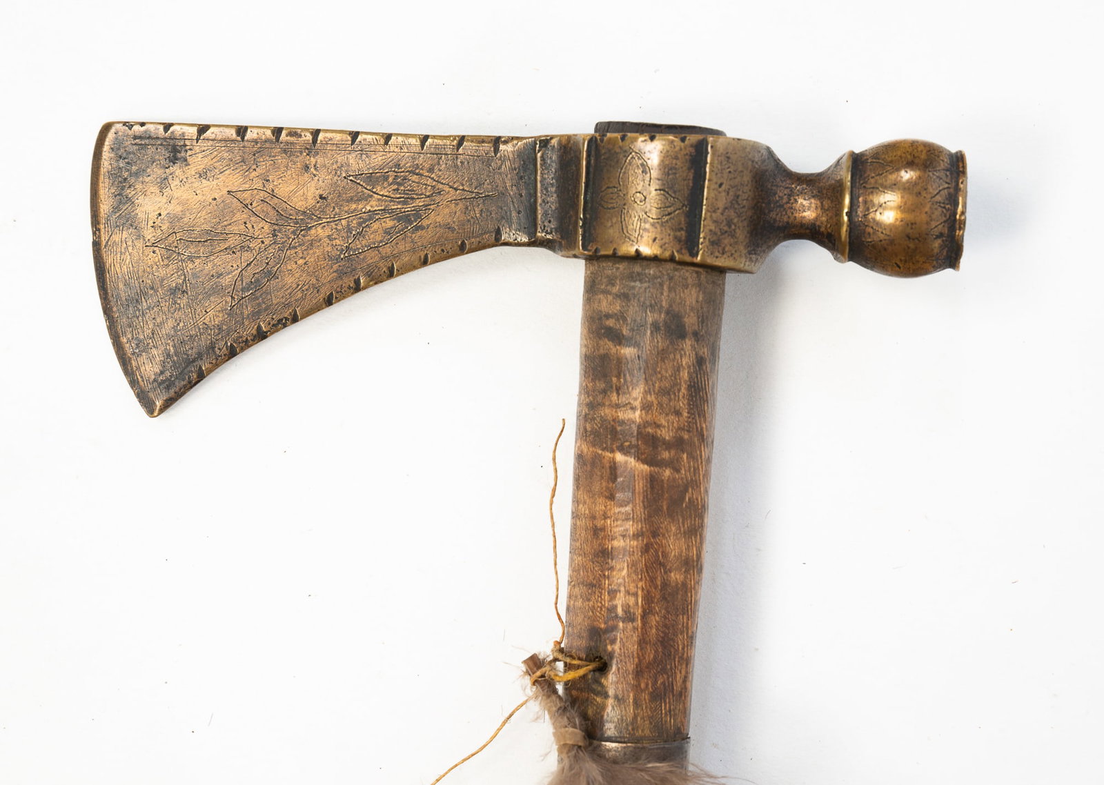 AMERICAN BRASS PIPE TOMAHAWK. - 3