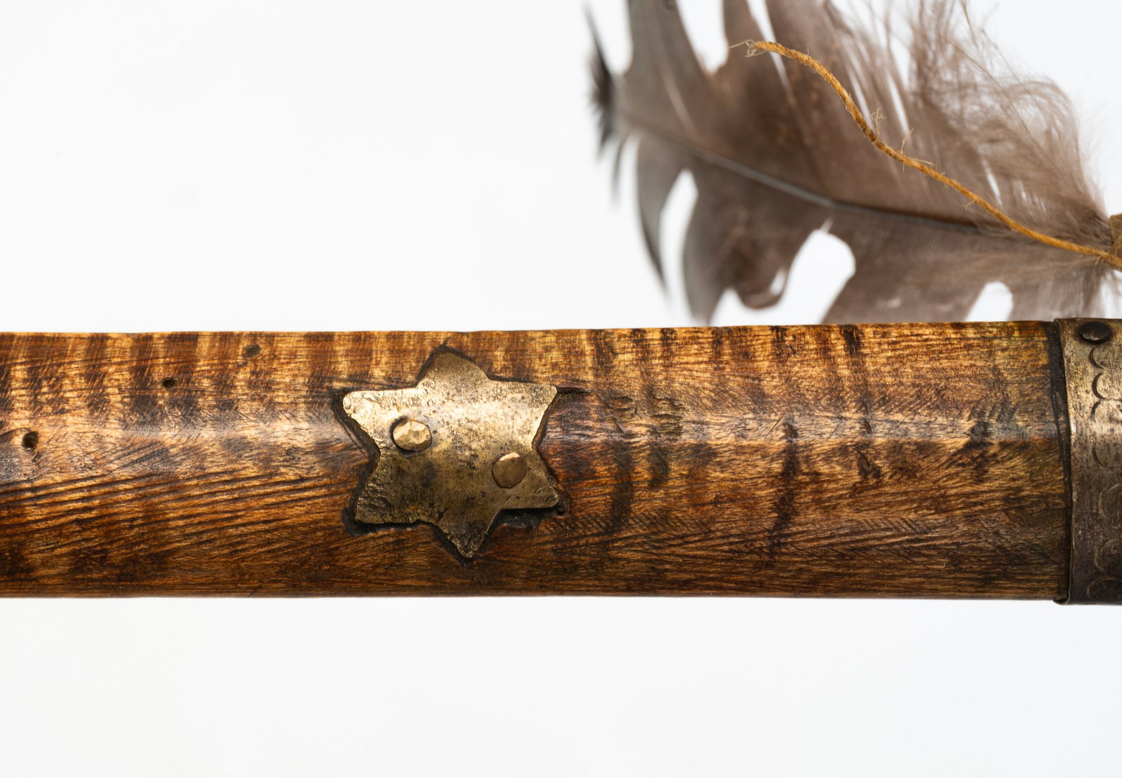 AMERICAN BRASS PIPE TOMAHAWK. - 6