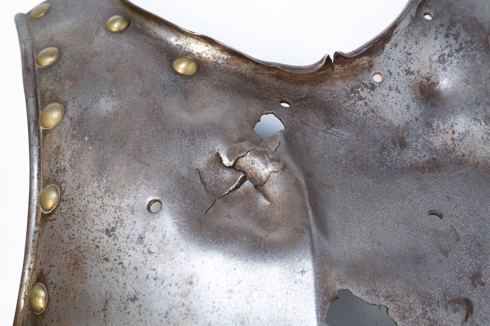 TWO ARMOR BREASTPLATES. - 2