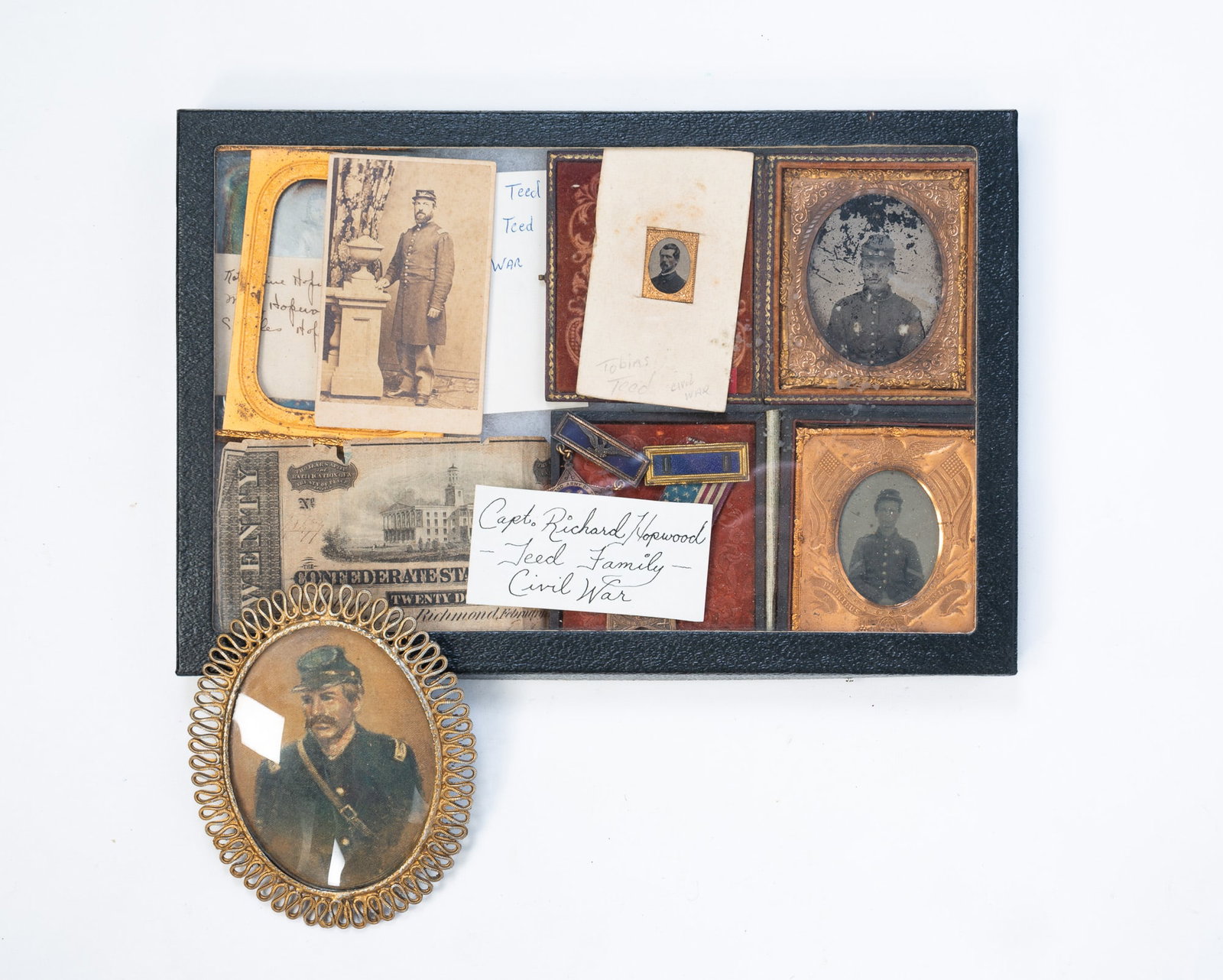 TEED FAMILY CIVIL WAR MEMORABILIA. (1 of 6)