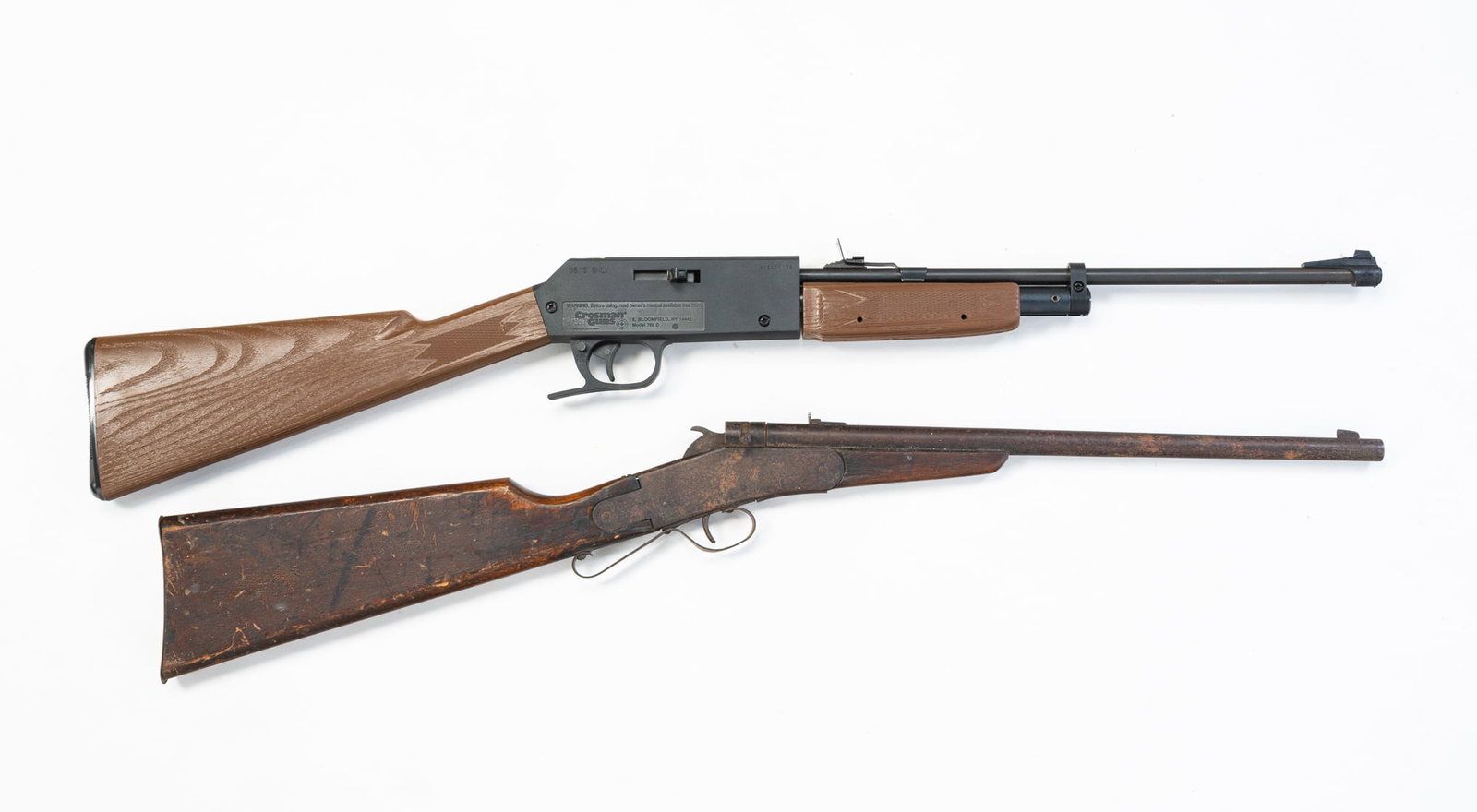 HAMILTON NUMBER 27 .22 CALIBER RIFLE AND ONE B.B. GUN. (1 of 5)