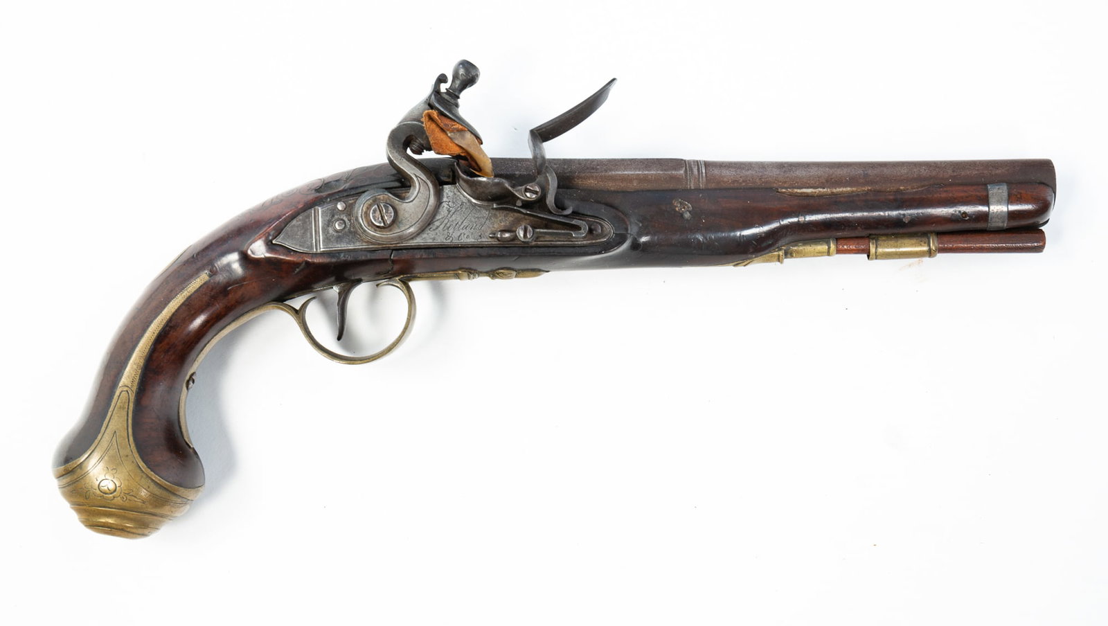 ENGLISH FLINTLOCK PISTOL. (1 of 5)