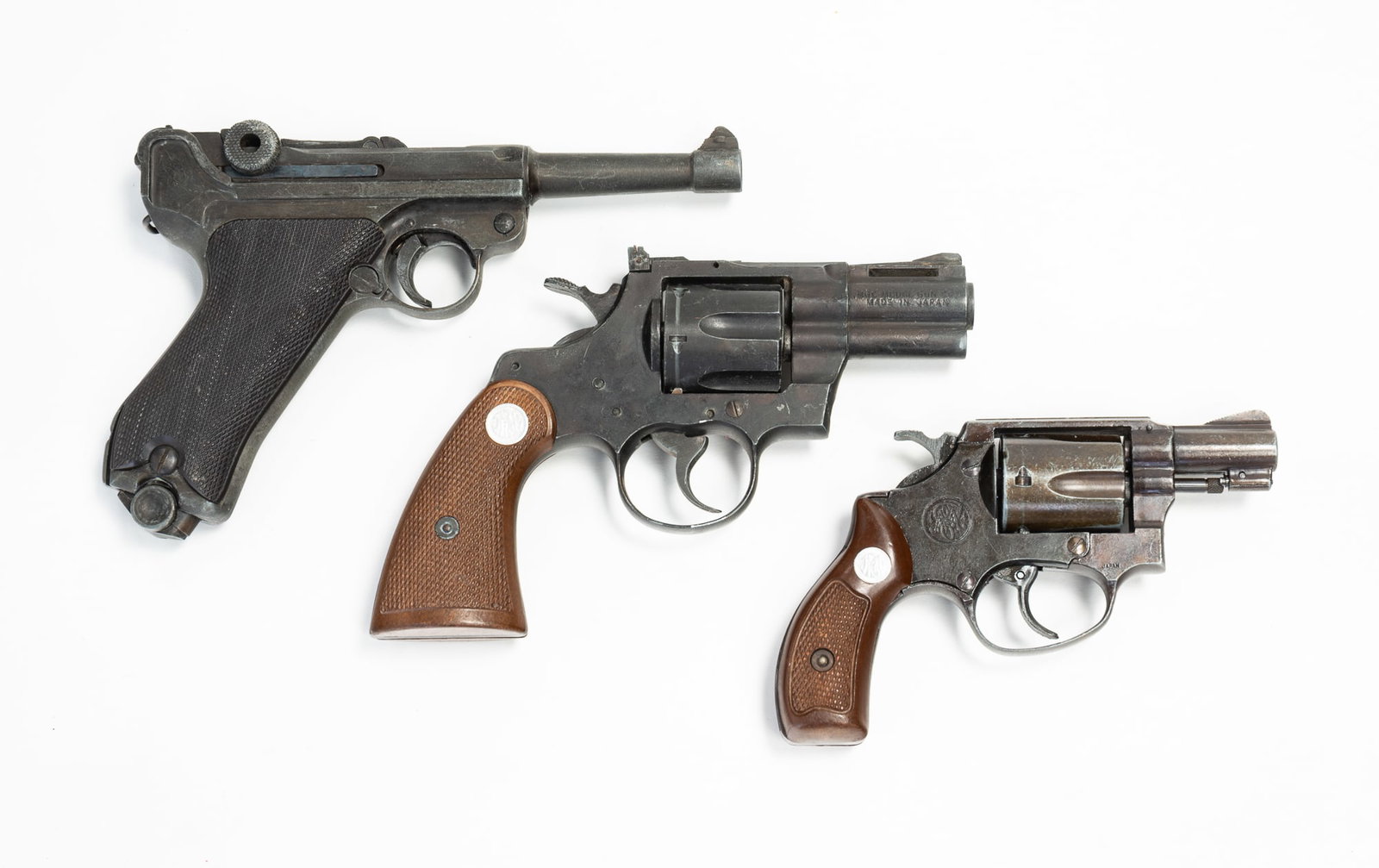 JAPANESE LUGAR AND TWO PROP REVOLVERS. (1 of 5)