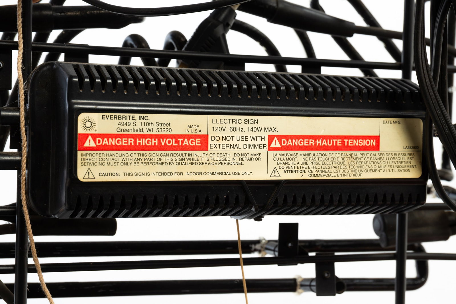 TWO CIGARETTE SIGNS. - 6