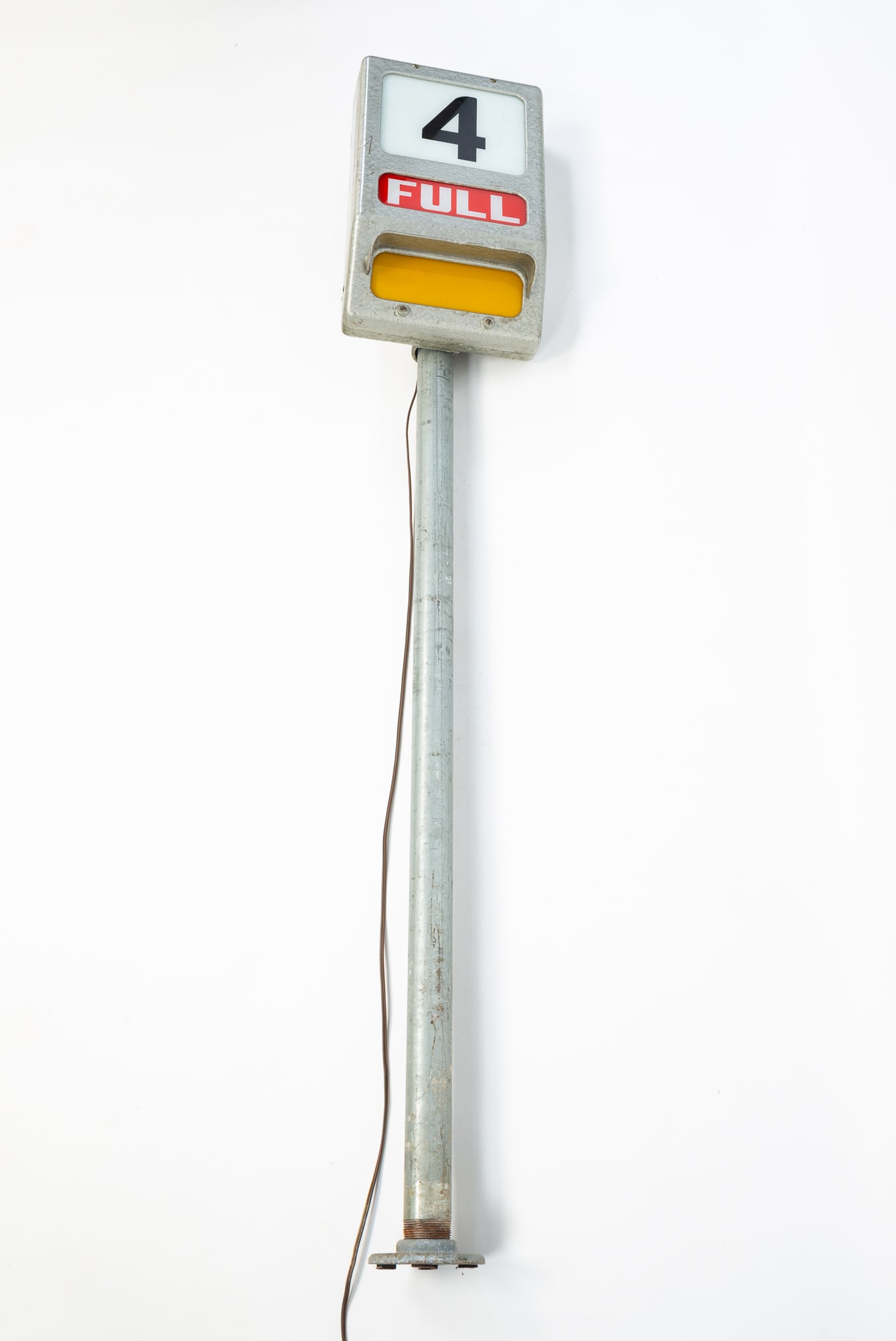 DRIVE-IN THEATER PARKING ROW SIGN. (1 of 5)