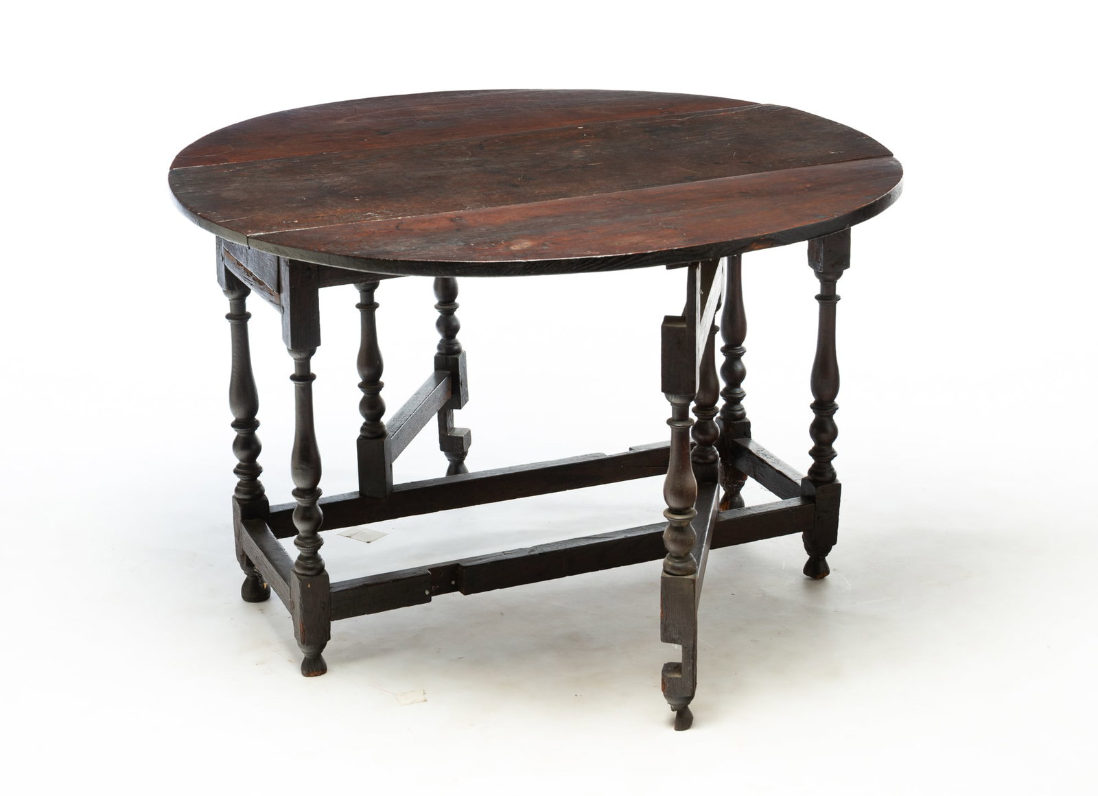 WILLIAM AND MARY GATELEG DROP LEAF TABLE. - 2