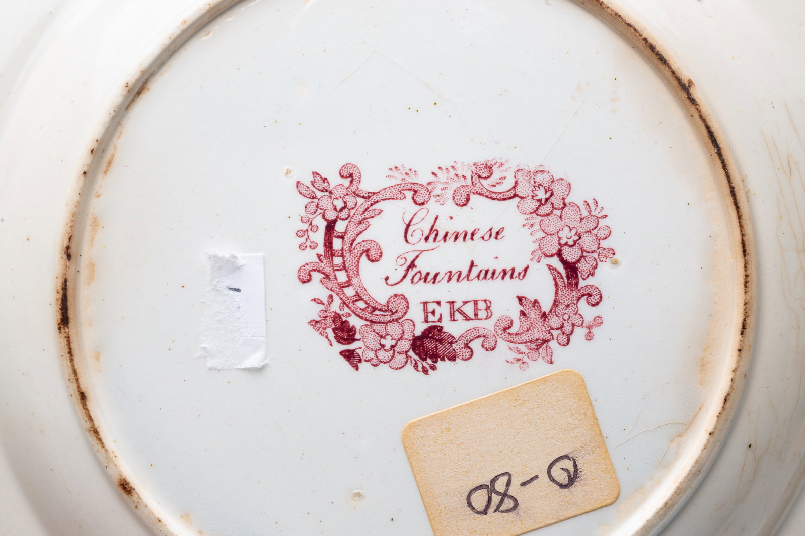FOUR TRANSFERWARE PLATES AND A PLATTER. - 7