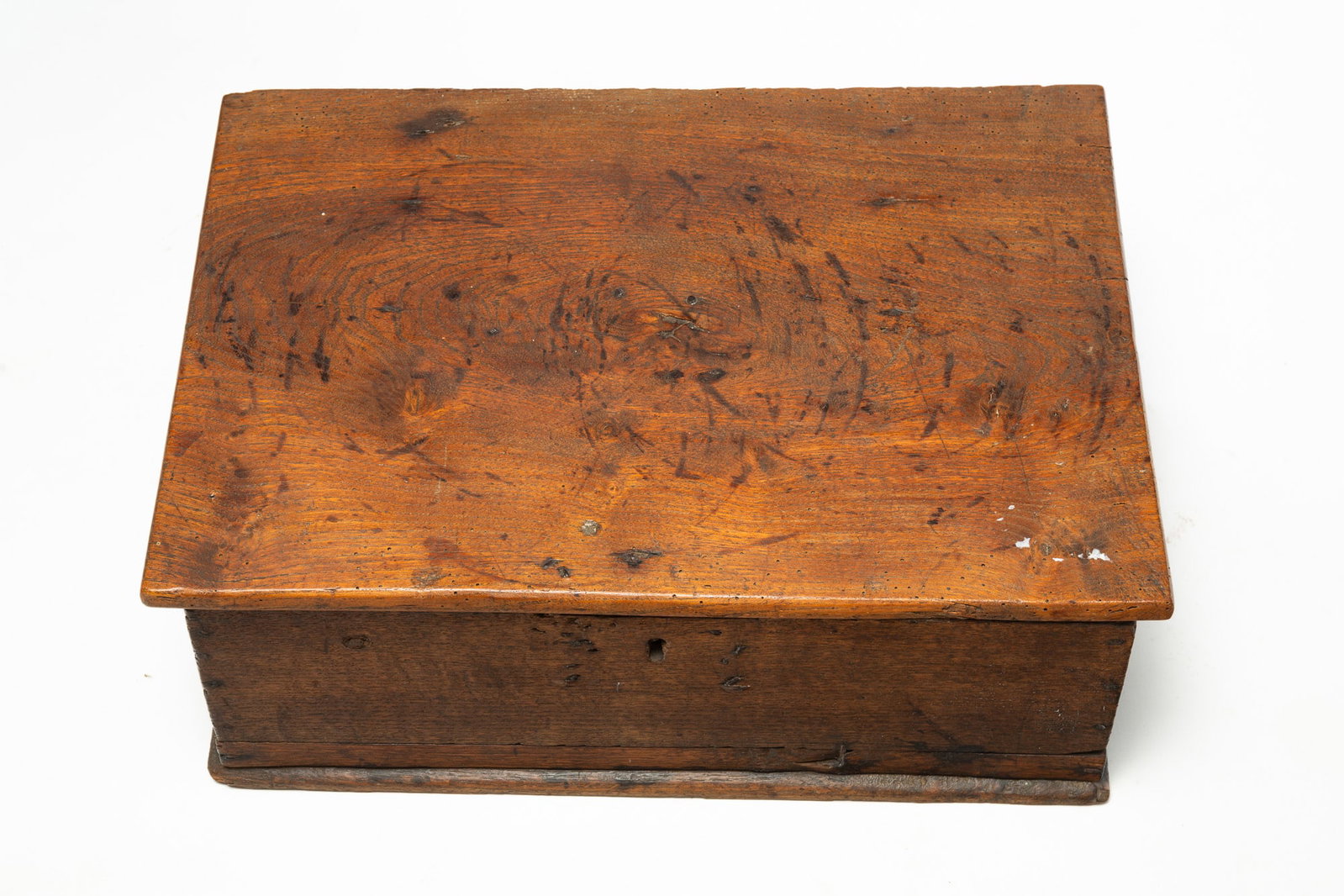 OAK BIBLE BOX. - 2