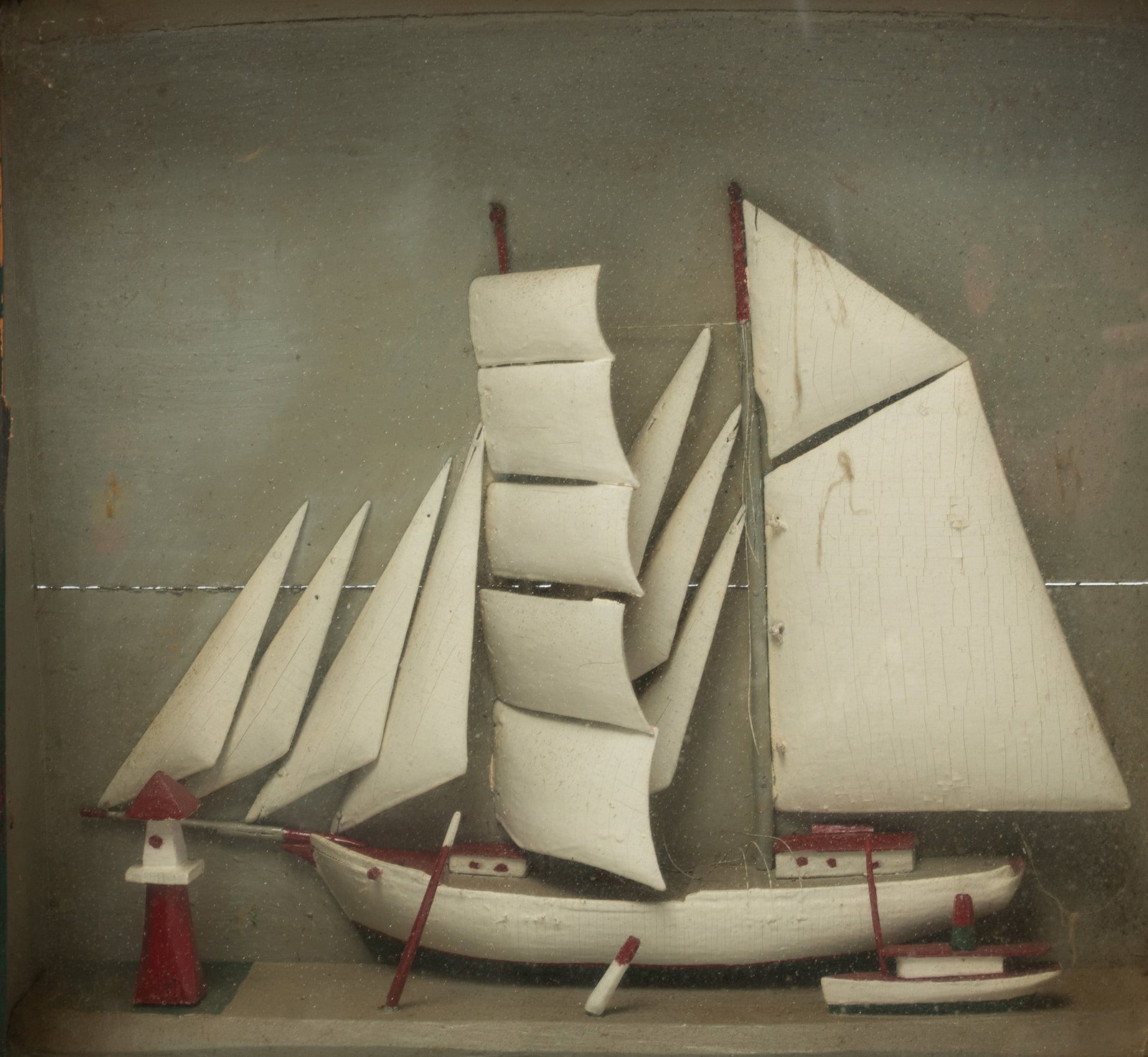 THREE SHIP DIORAMAS. - 5