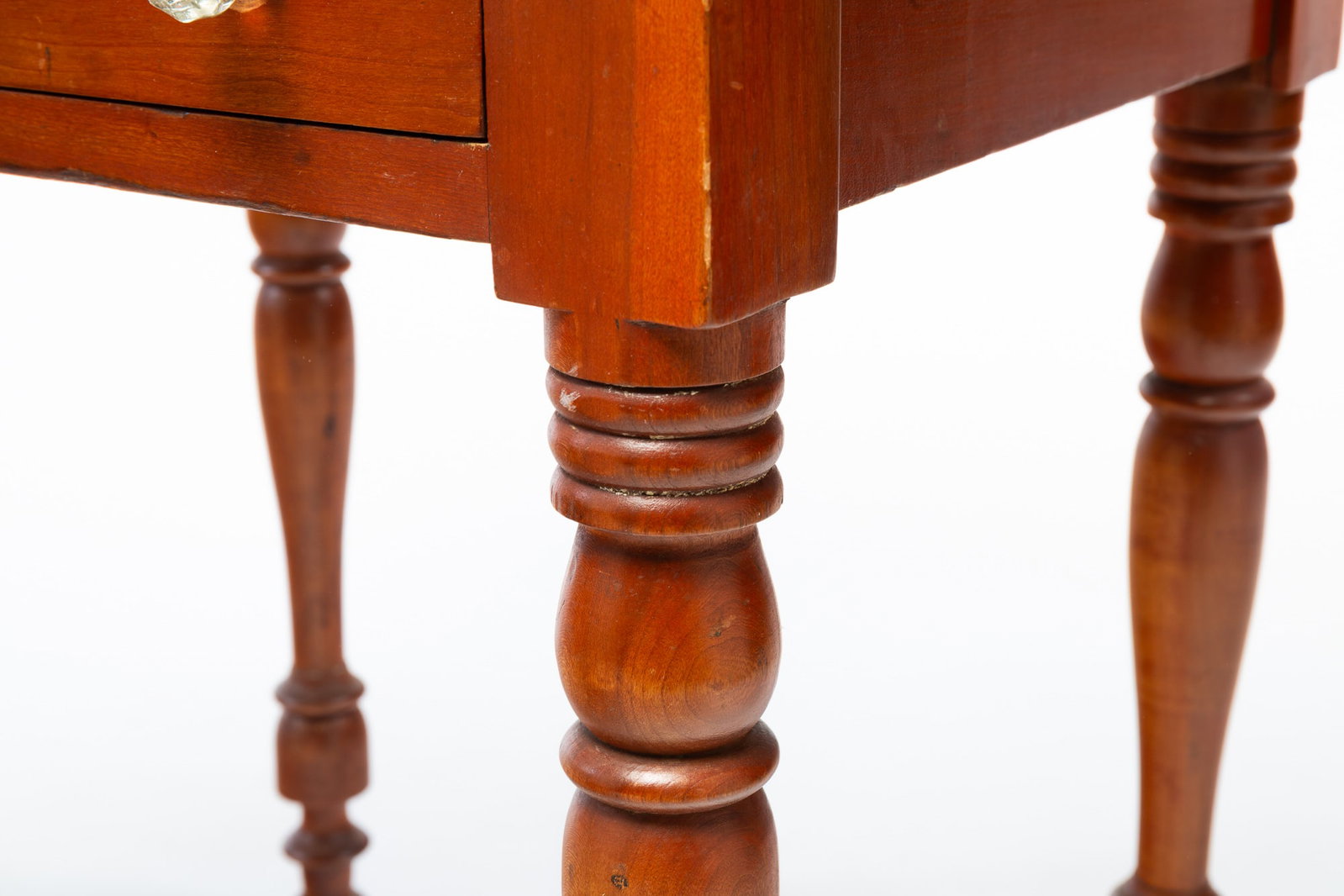 SHERATON CHERRY TWO-DRAWER STAND. - 5