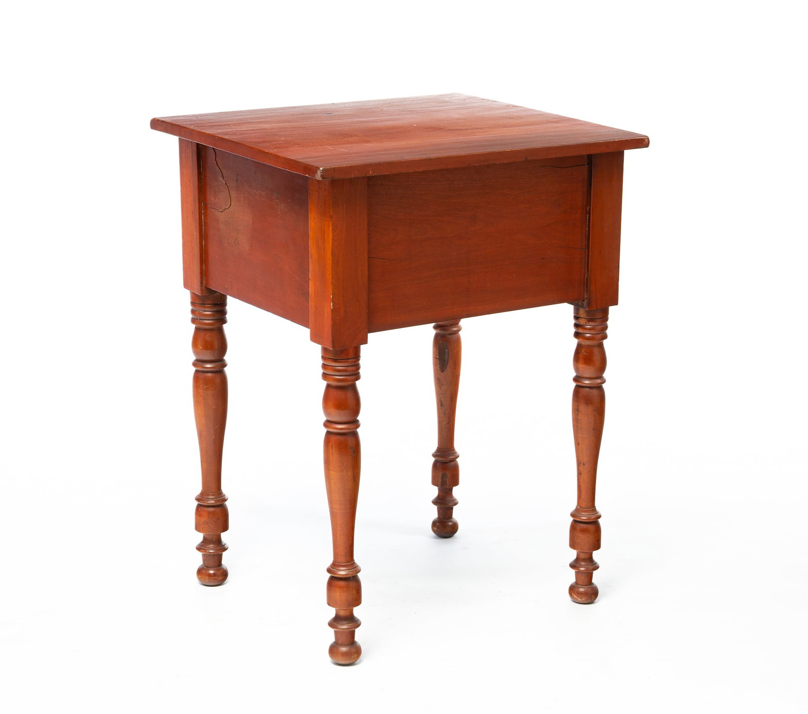 SHERATON CHERRY TWO-DRAWER STAND. - 6