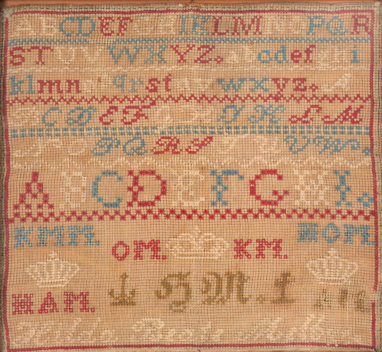NEEDLEWORK SAMPLER BY HILDE BEATE MELBY. - 2