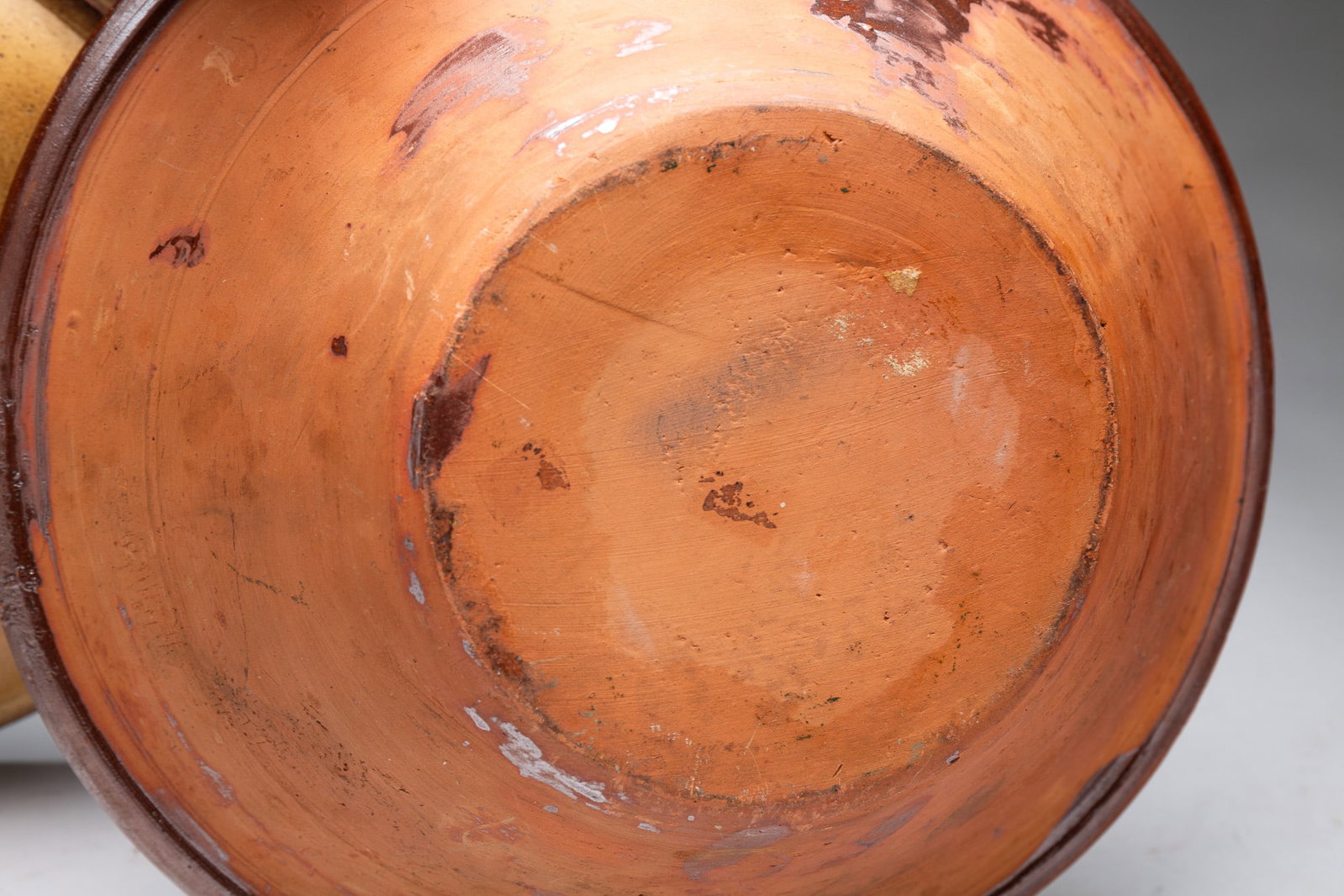 TWO REDWARE BOWLS. - 5