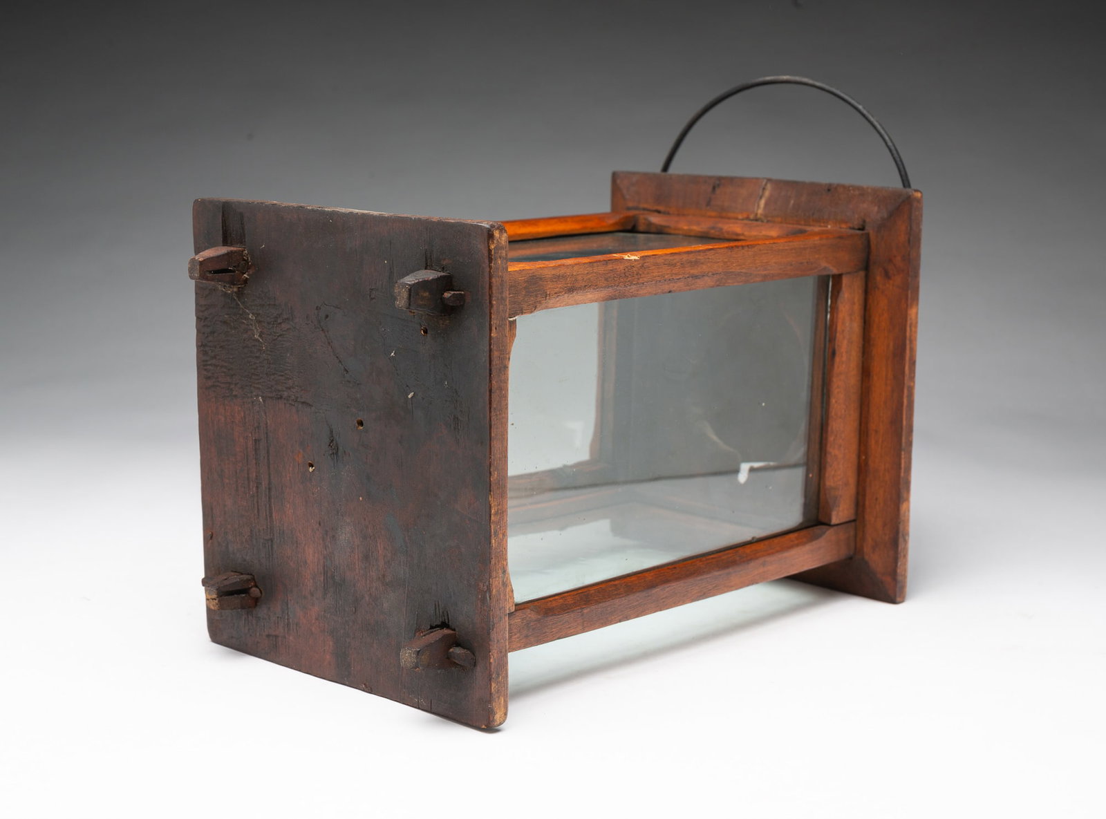 WOOD BARN LANTERN. - 6