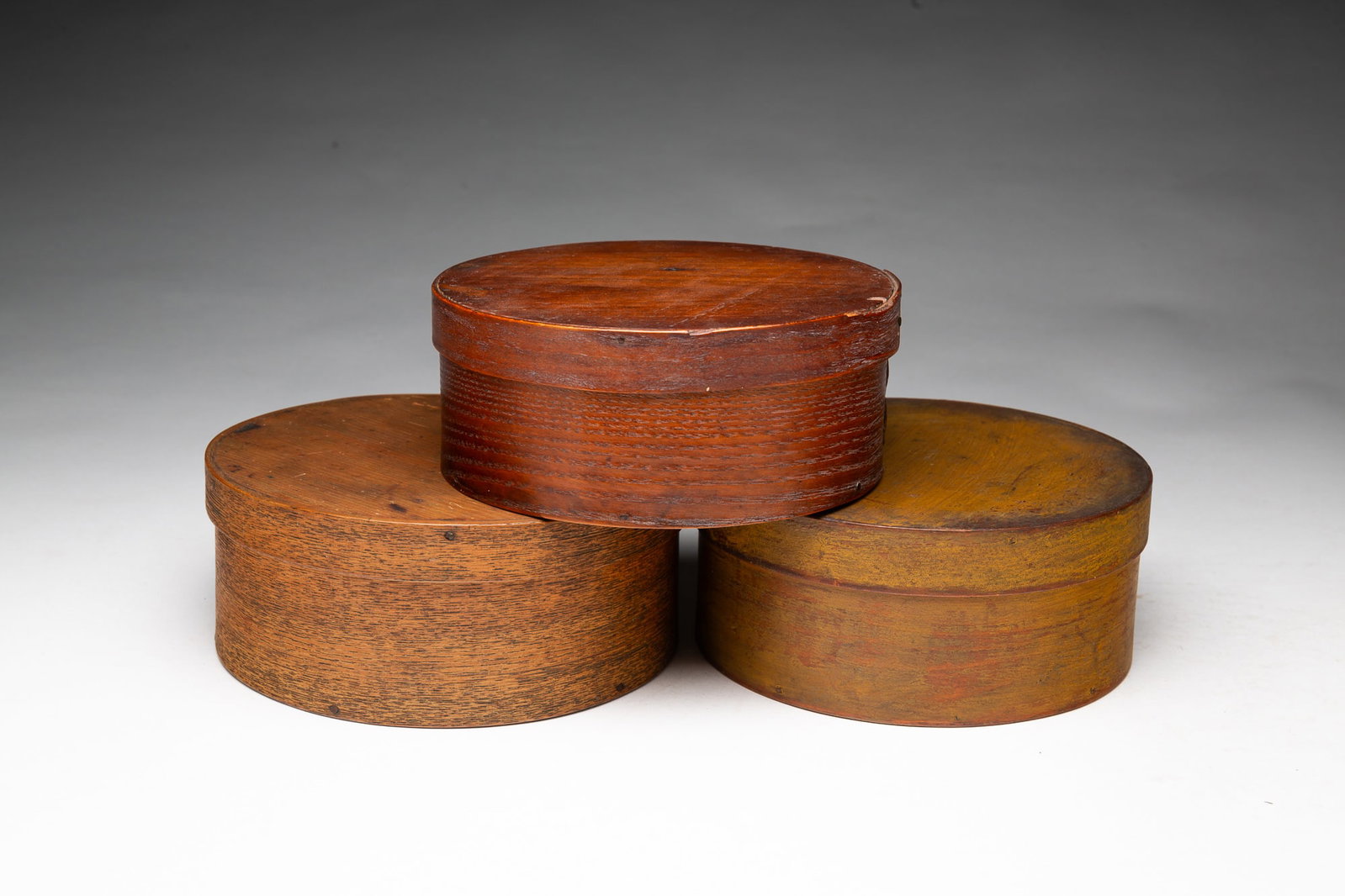 THREE BENTWOOD PANTRY BOXES. - 2