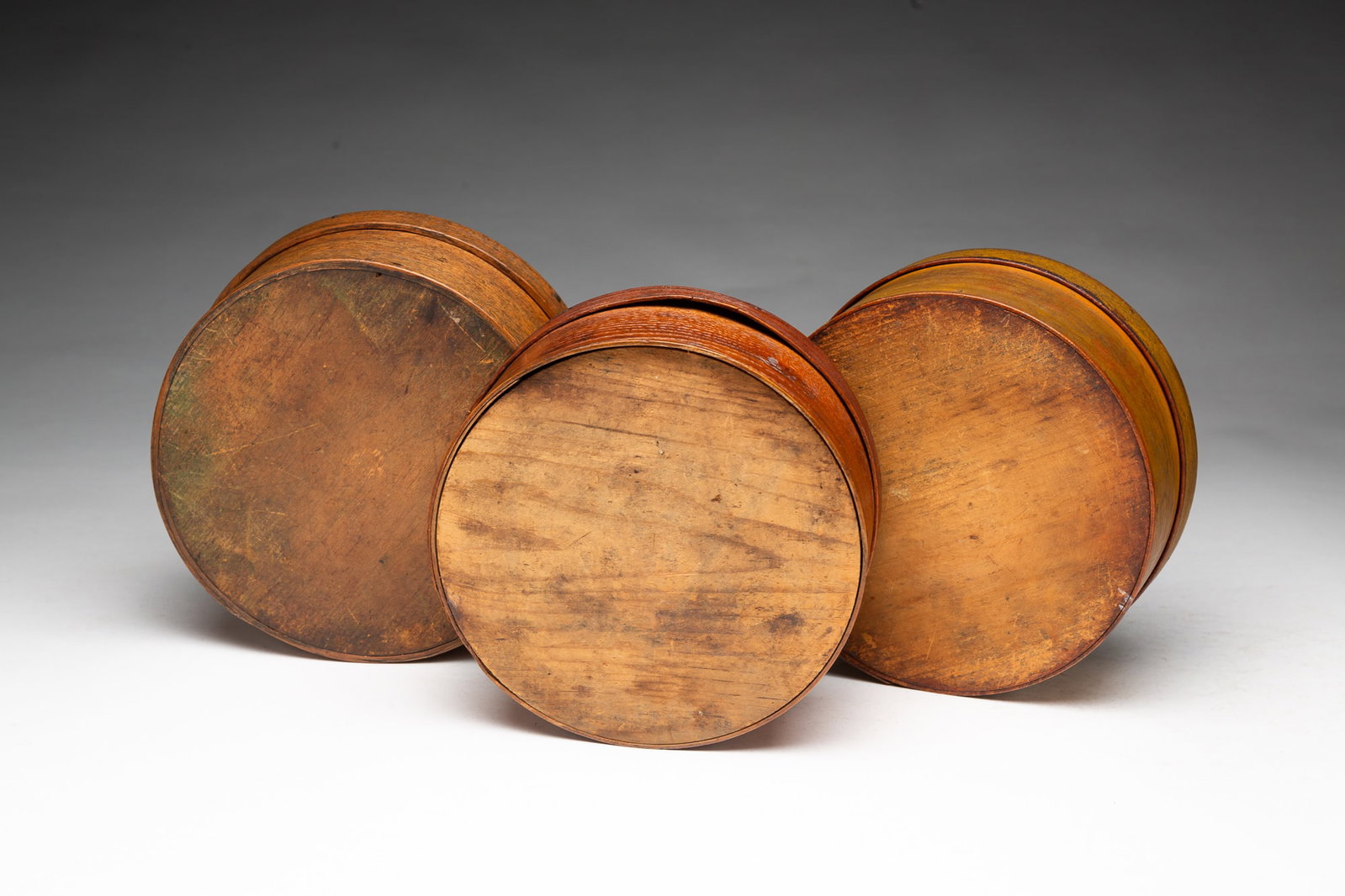 THREE BENTWOOD PANTRY BOXES. - 4
