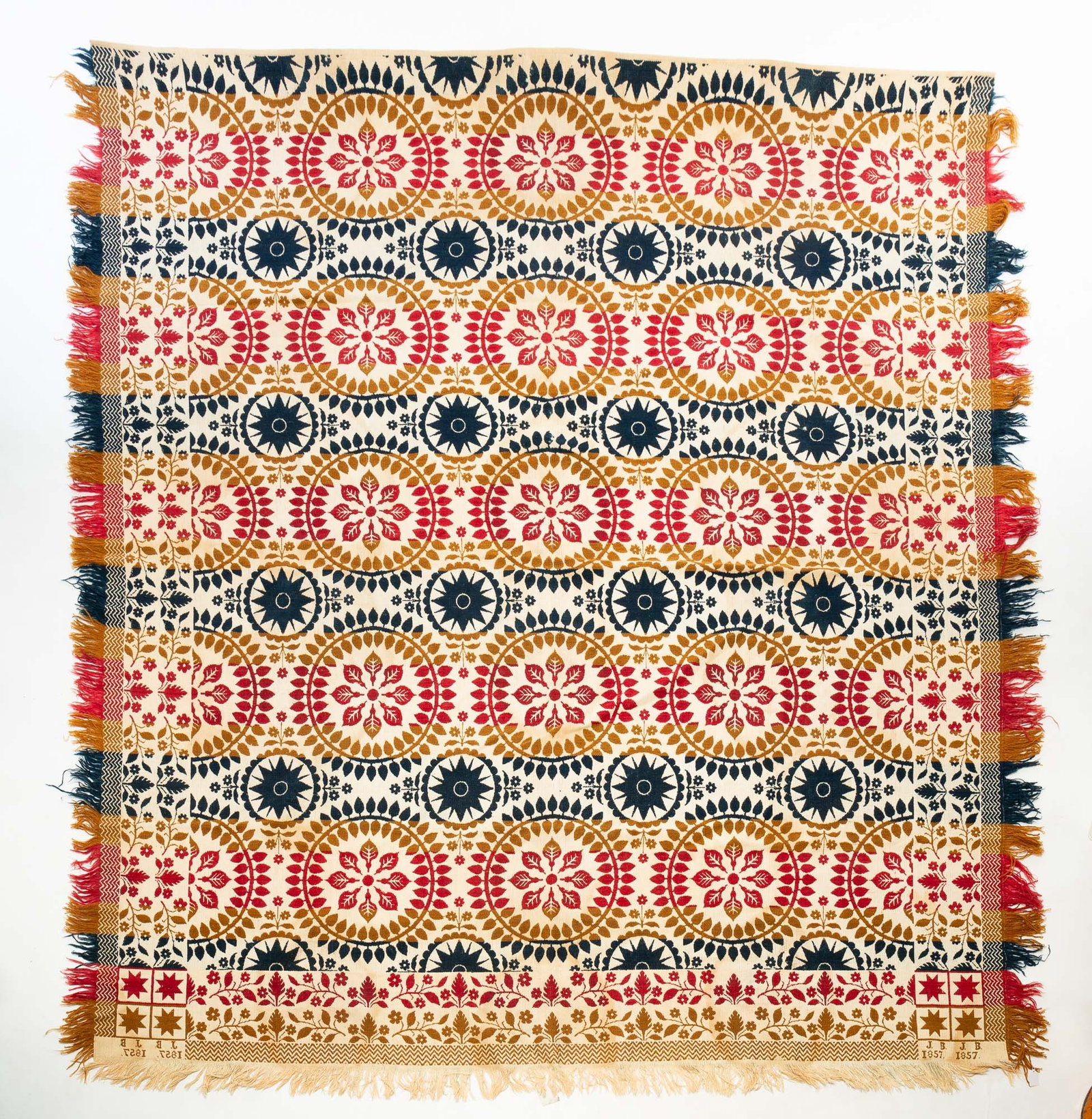 TWO SUMMER-WINTER COVERLETS. - 4