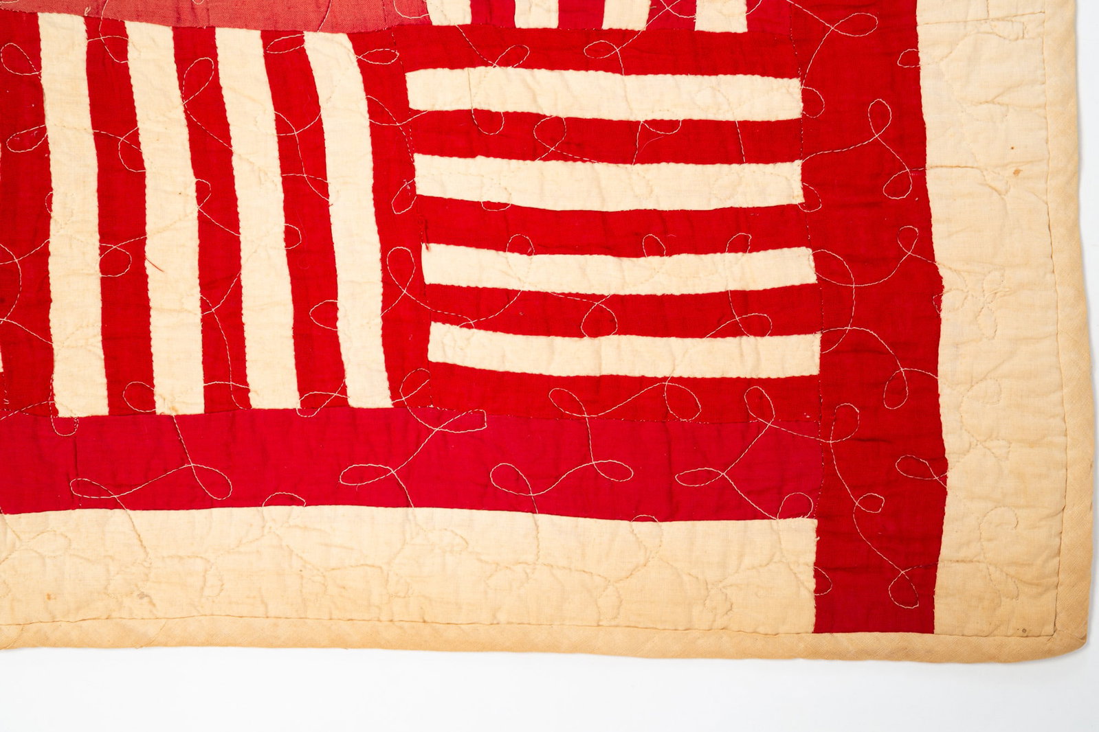 THREE PIECEWORK QUILTS. - 7