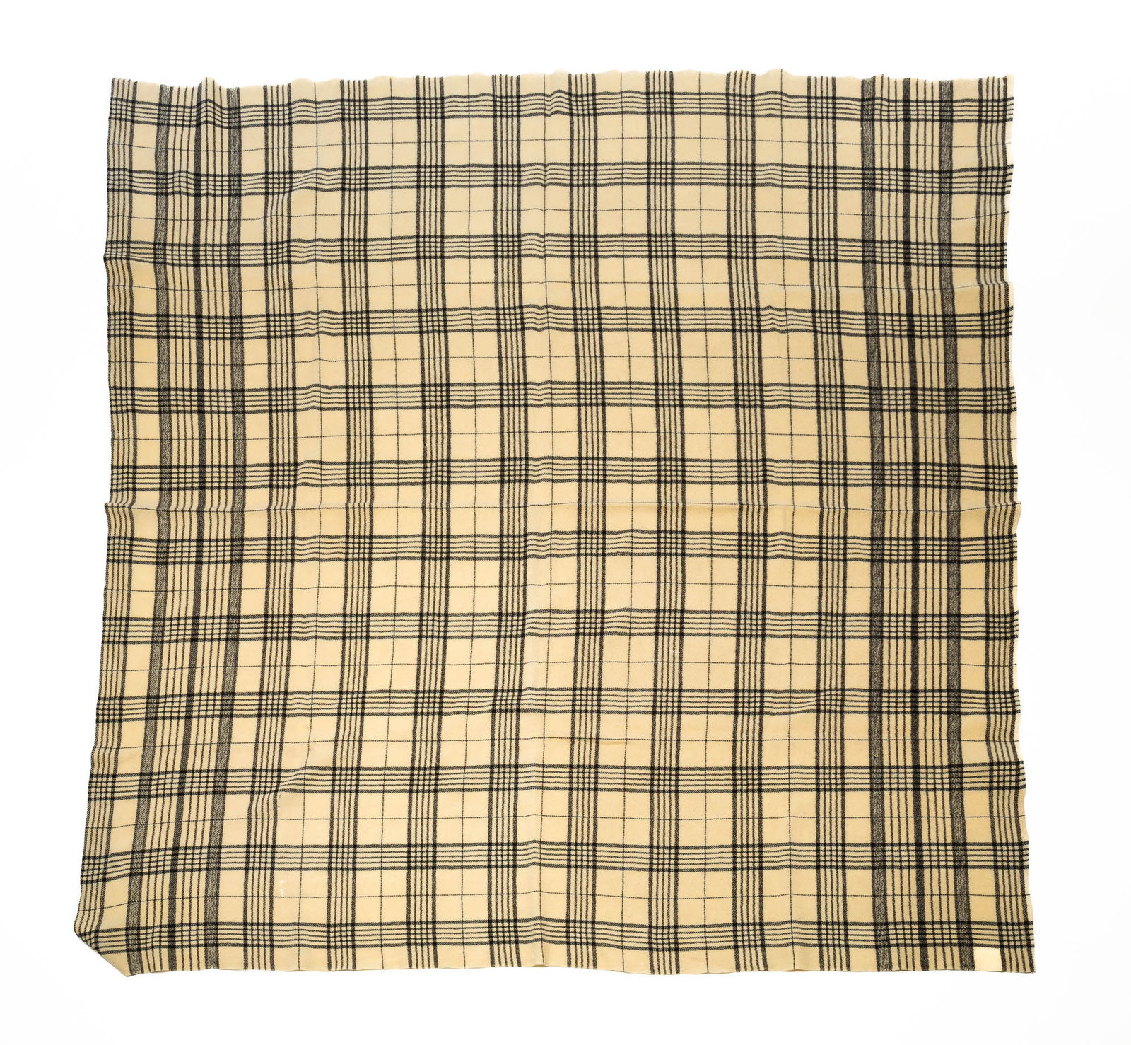 FOUR HOMESPUN TEXTILES. - 4