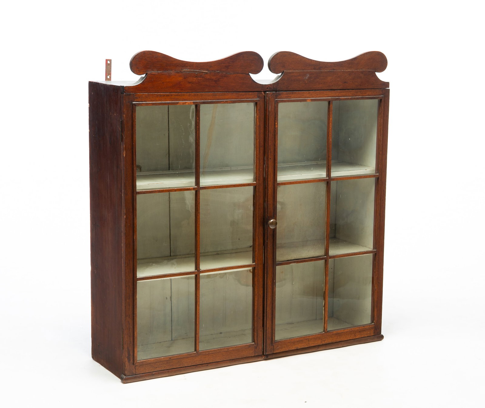 FOLKSY WALNUT HANGING CUPBOARD. (1 of 5)